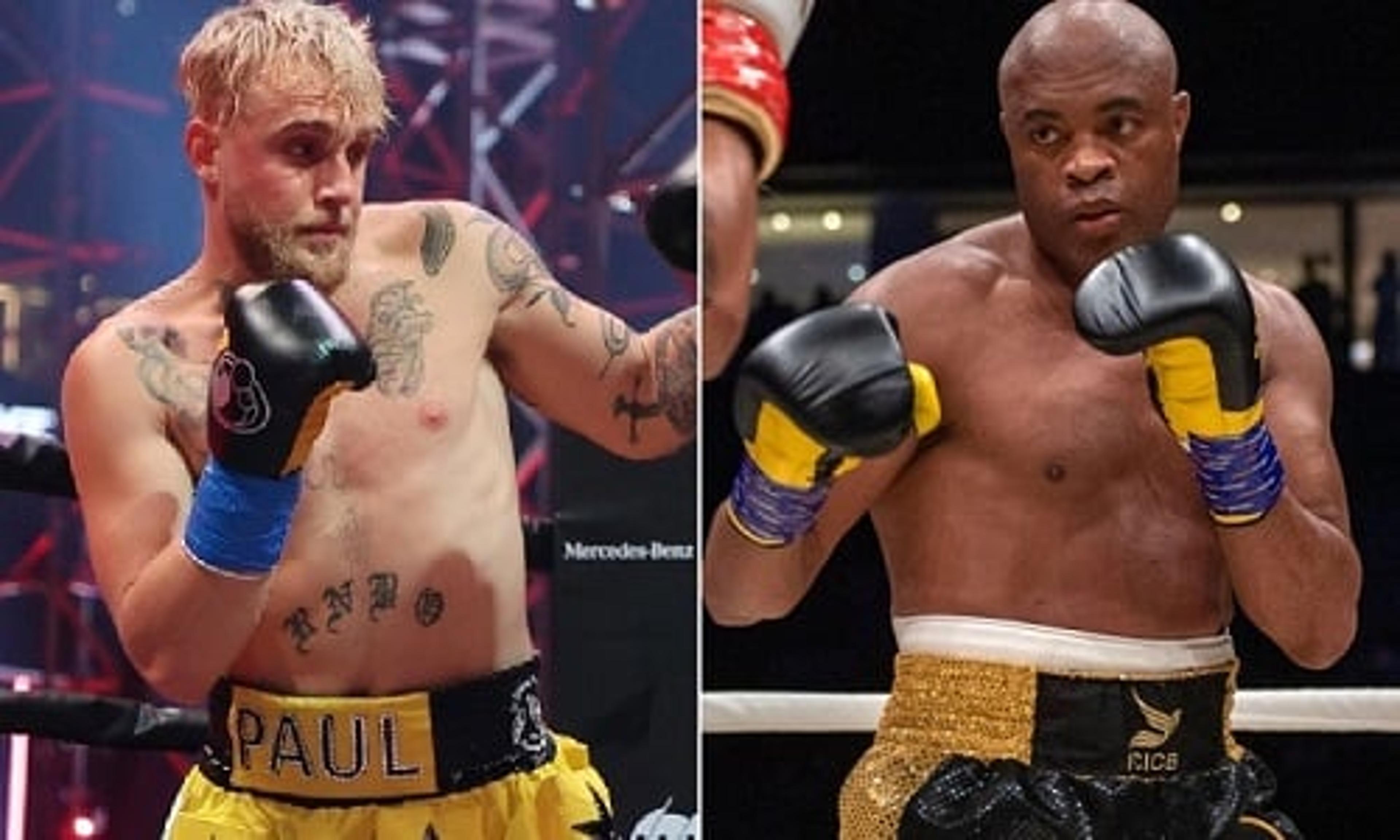 Luta de Boxe entre Jake Paul e Anderson Silva é confirmada para outubro; saiba mais