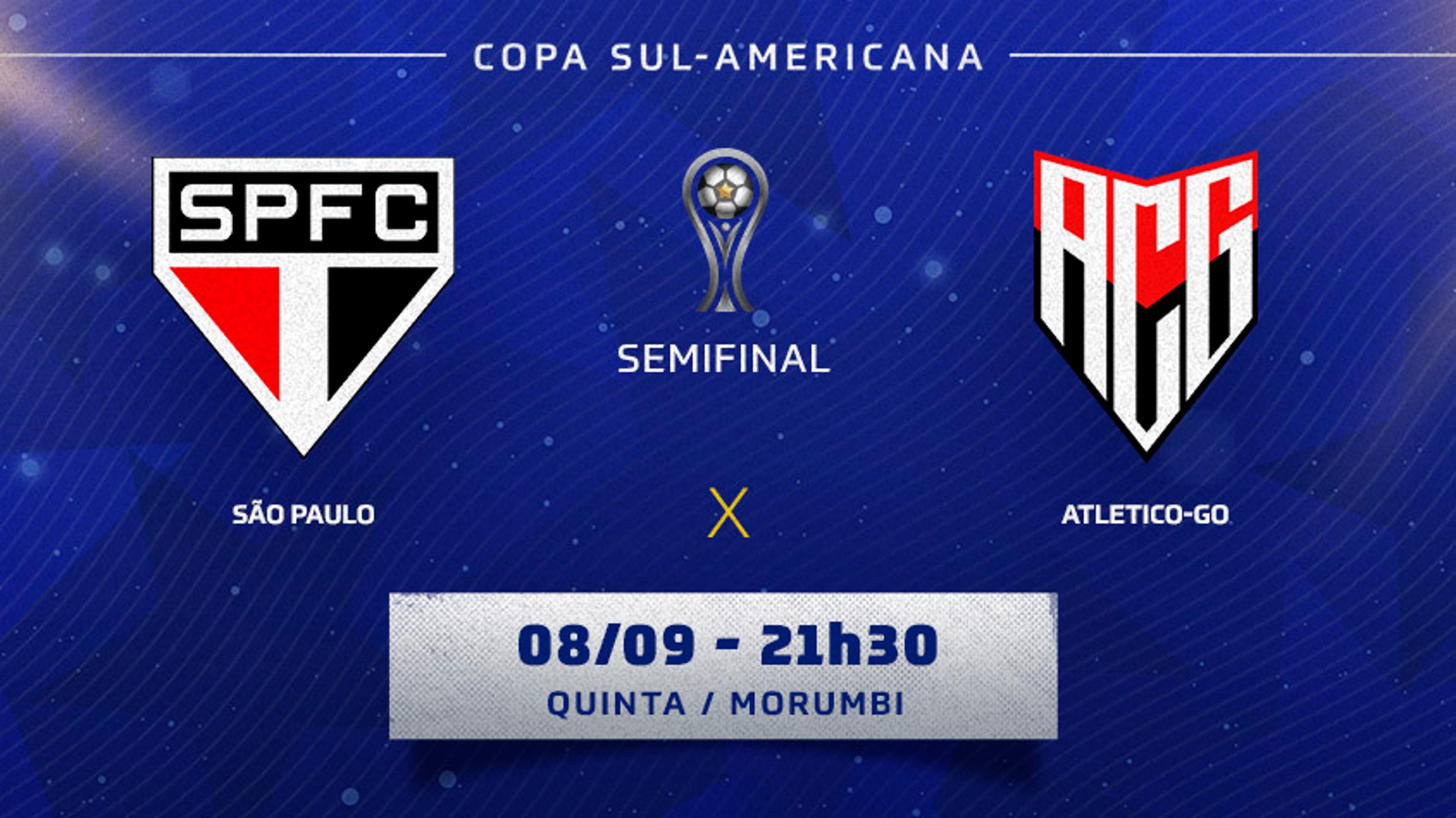 São Paulo x Atlético-GO: onde assistir, prováveis times e desfalques do jogo pela Copa Sul-Americana