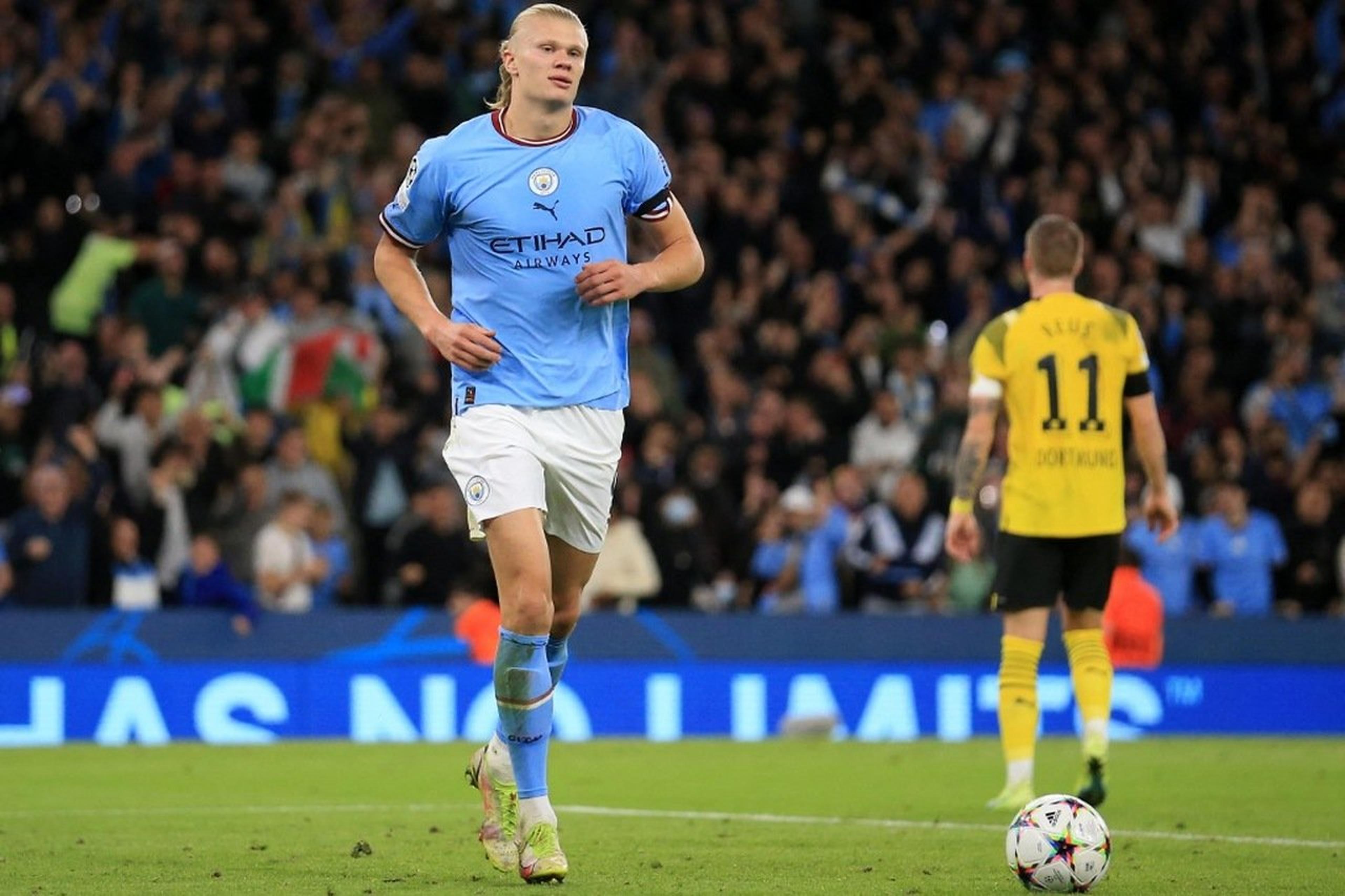 Em seu reencontro com o Dortmund, Haaland marca, e Manchester City vence na Champions League