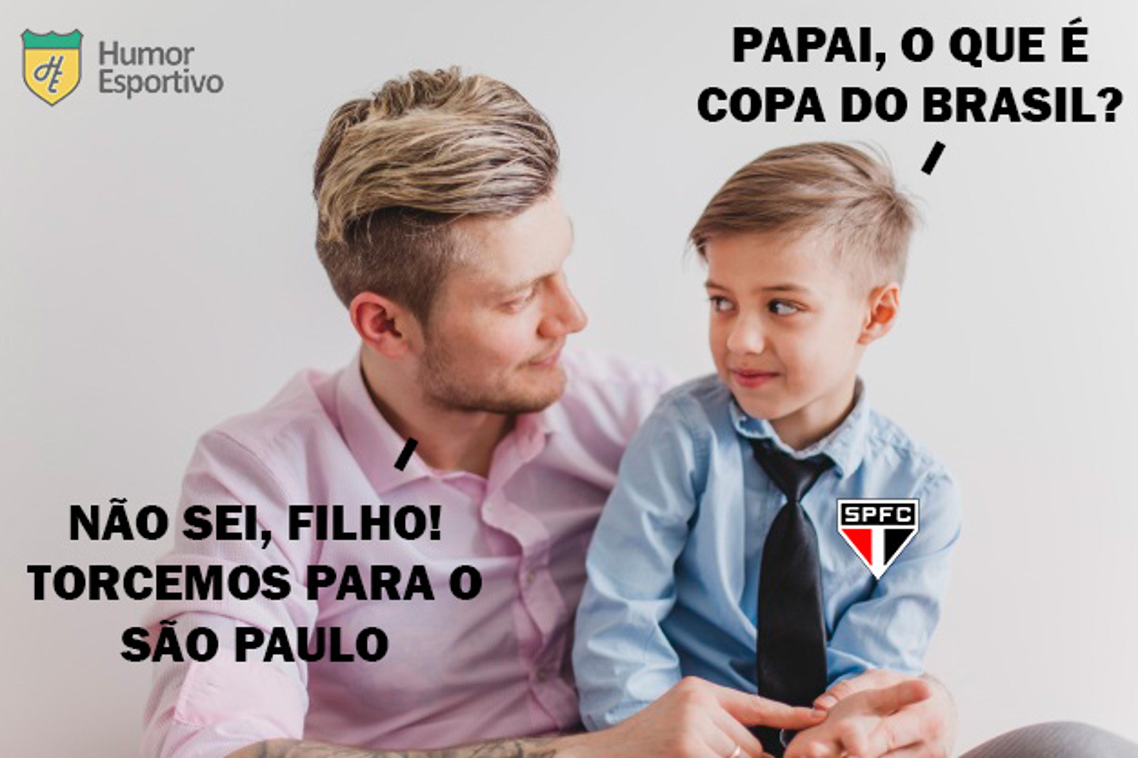 Memes: Rivais não perdoam eliminação do São Paulo na Copa do Brasil