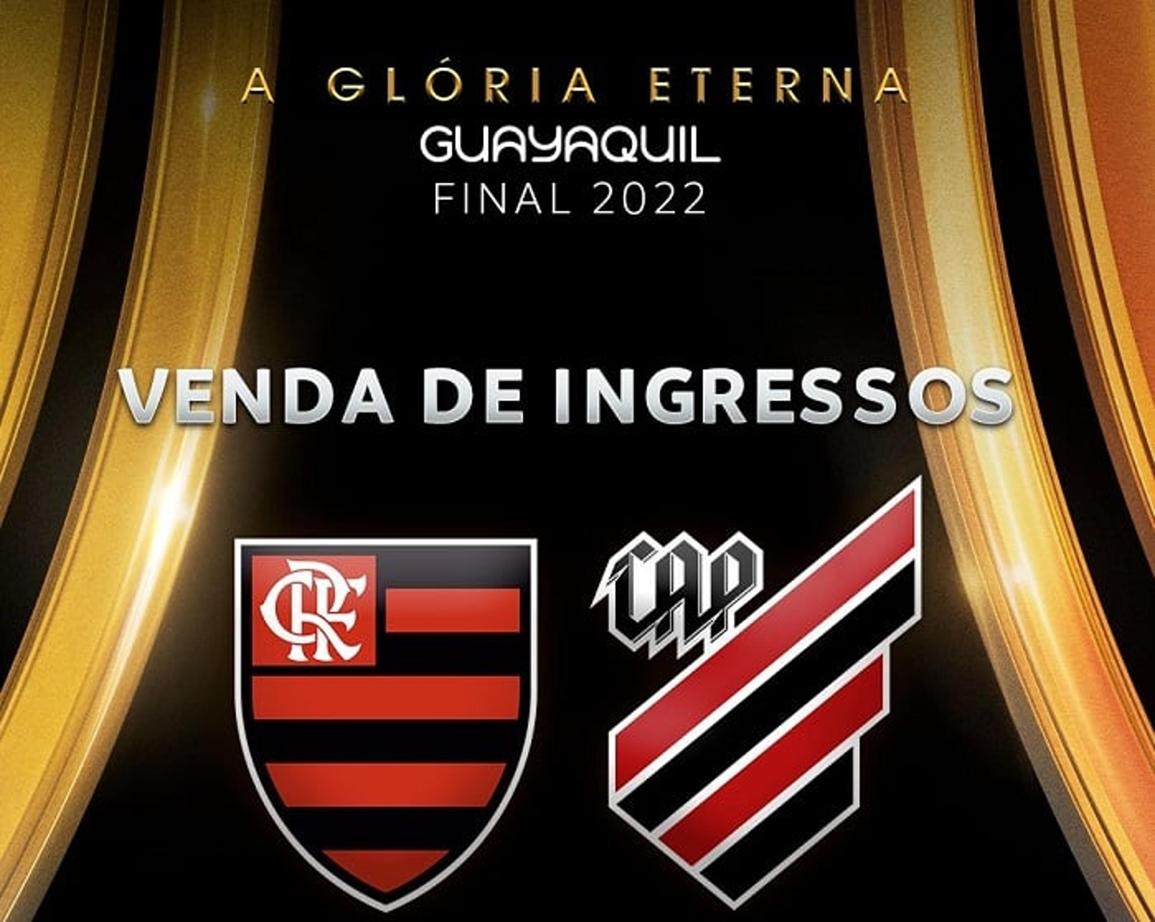 Conmebol divulga informações sobre ingressos para final entre Flamengo e Athletico