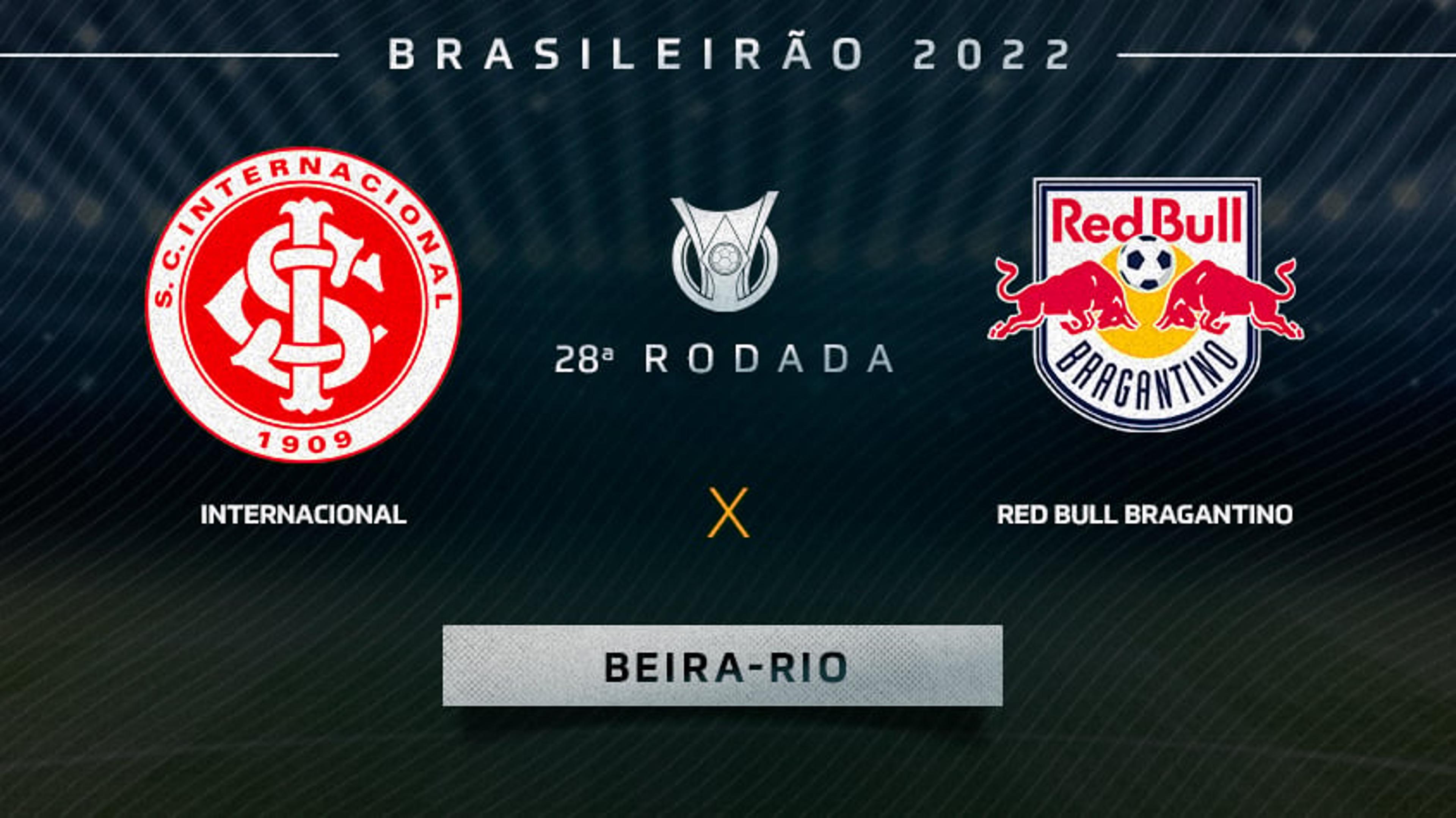 Internacional x Bragantino: onde assistir, desfalques e prováveis escalações do jogo do Brasileirão