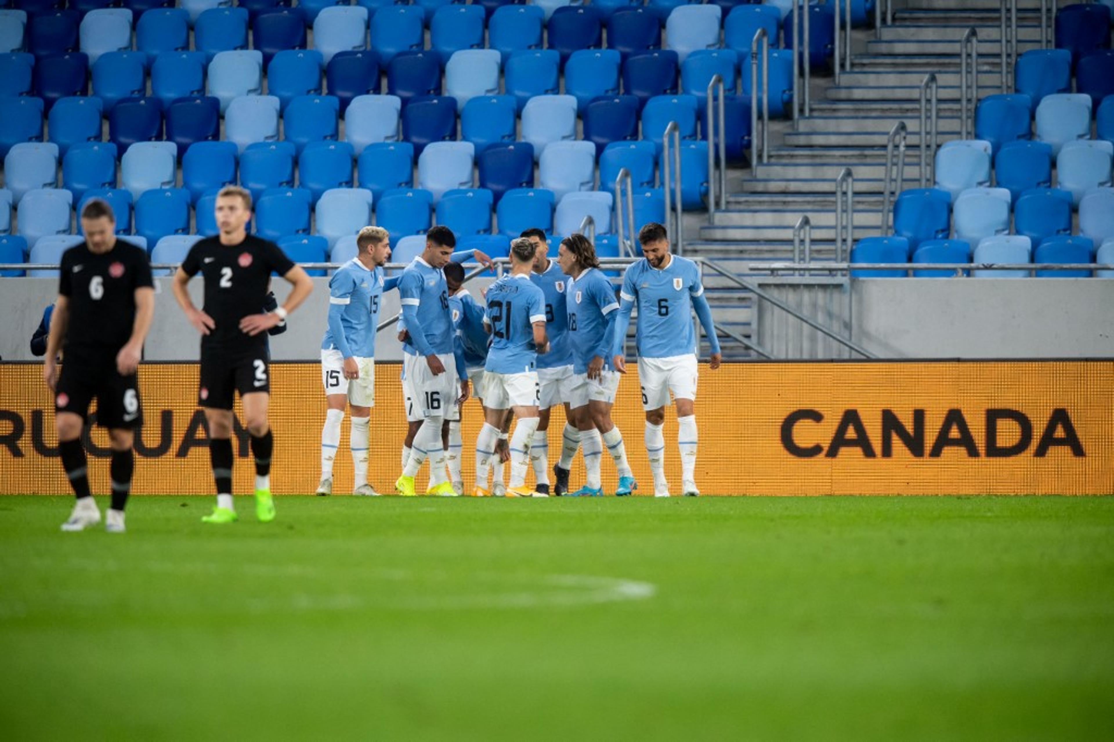 Uruguai derrota Canadá no último teste antes da Copa do Mundo