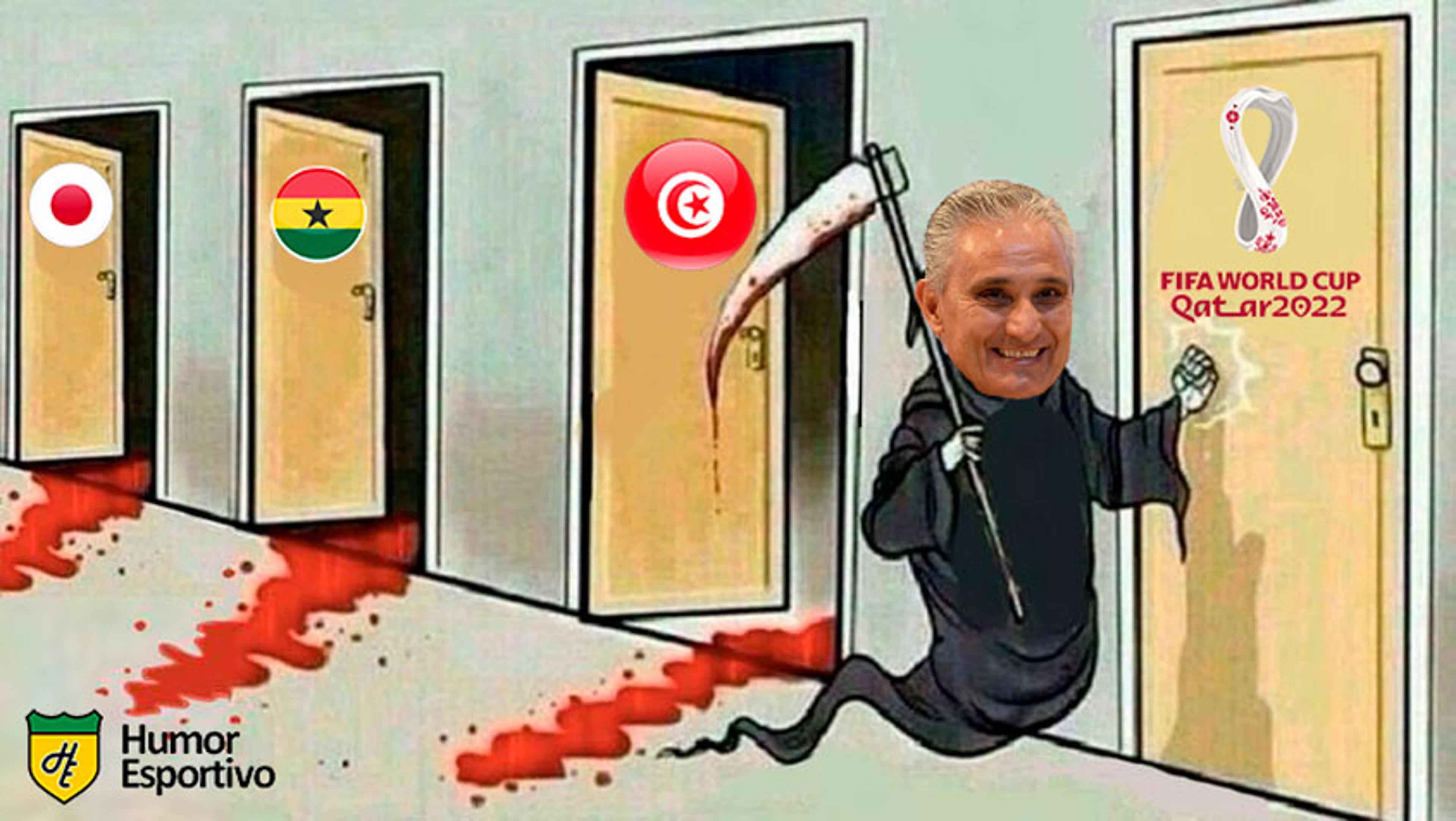 Goleada do Brasil sobre a Tunísia rende memes nas redes sociais