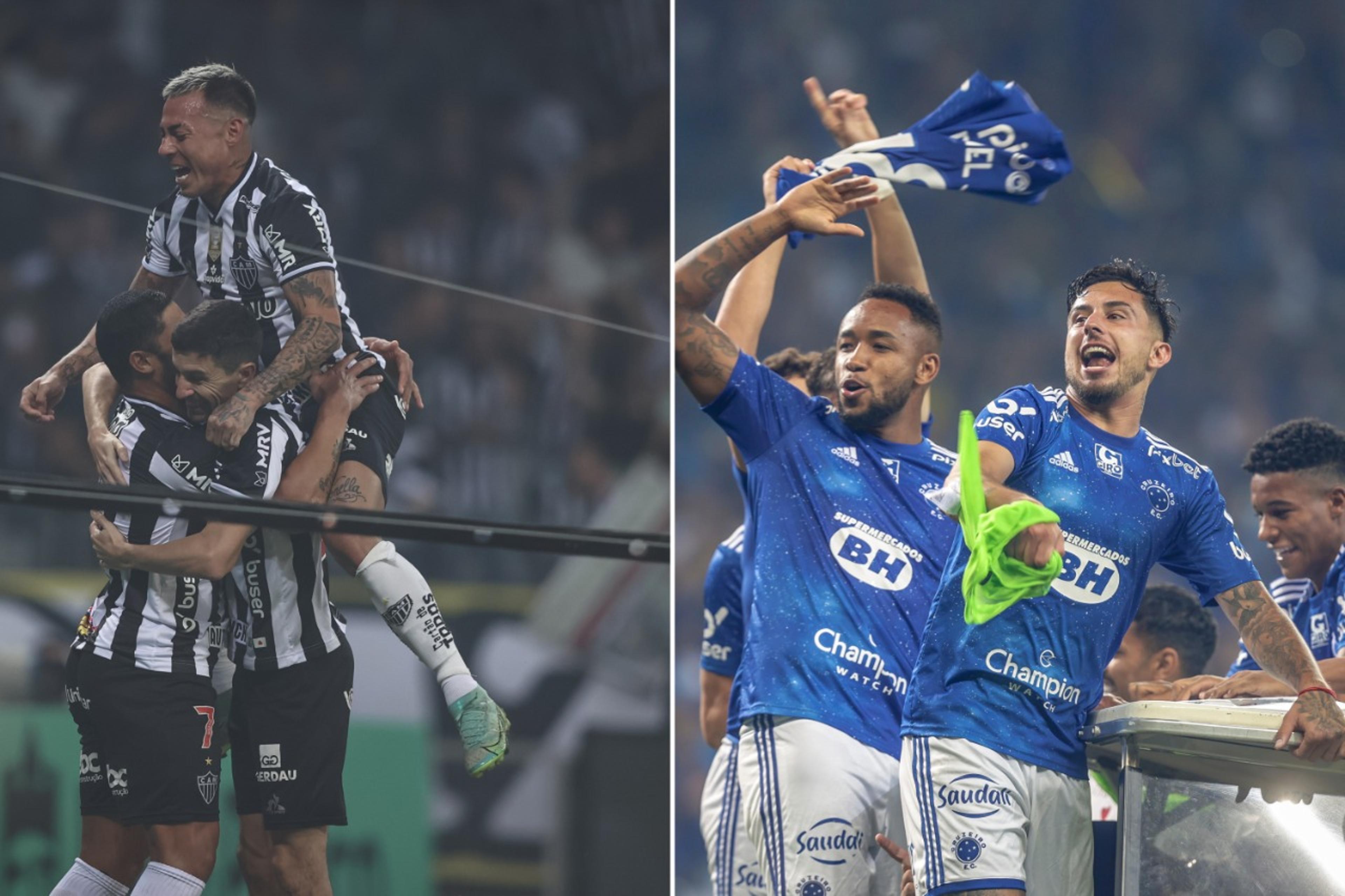 Cruzeiro e Atlético-MG farão um duelo pelo Brasileiro fora de BH pela quinta vez