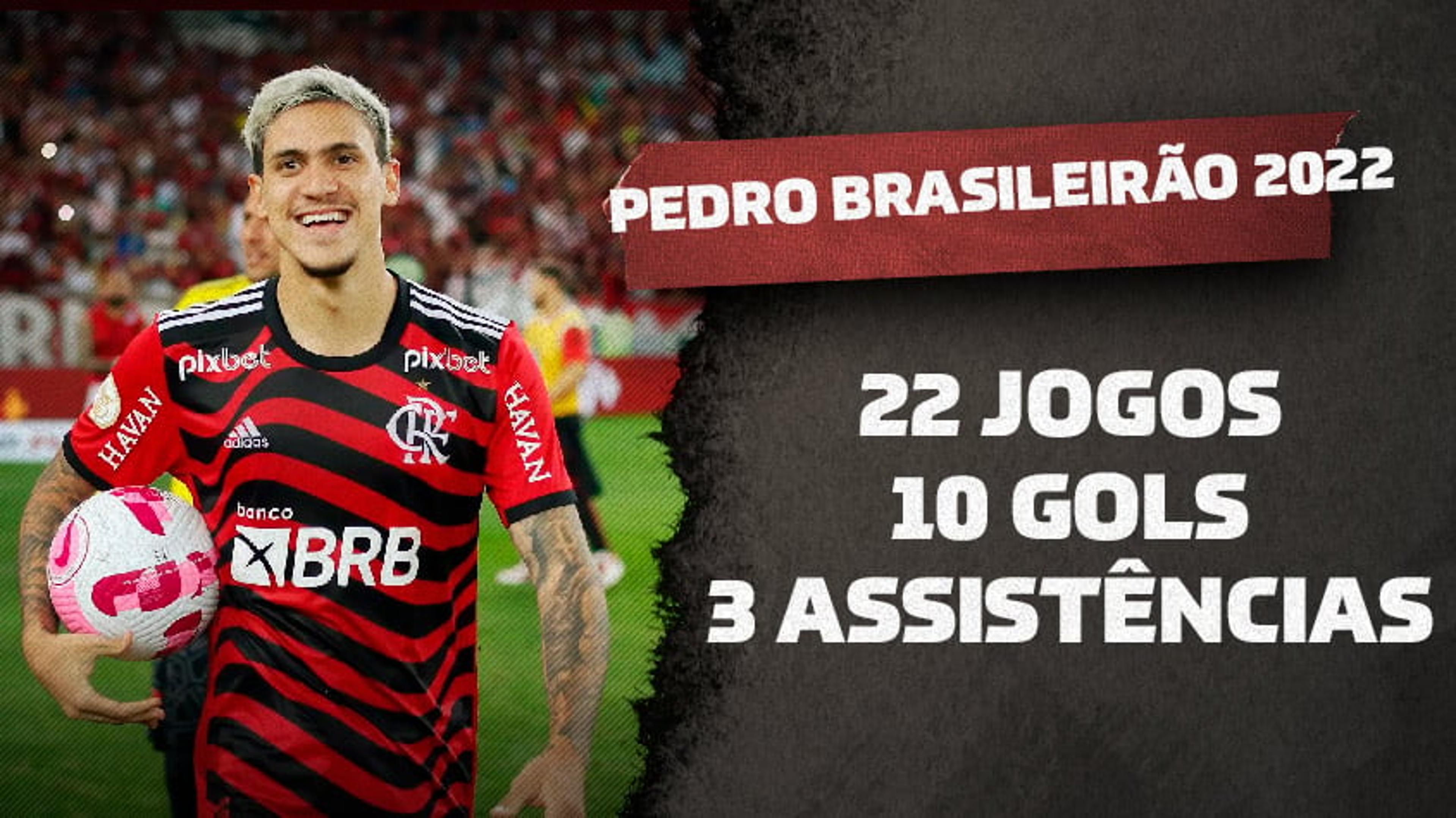 Hat-trick coloca Pedro entre os dez maiores artilheiros do Flamengo em Brasileiros