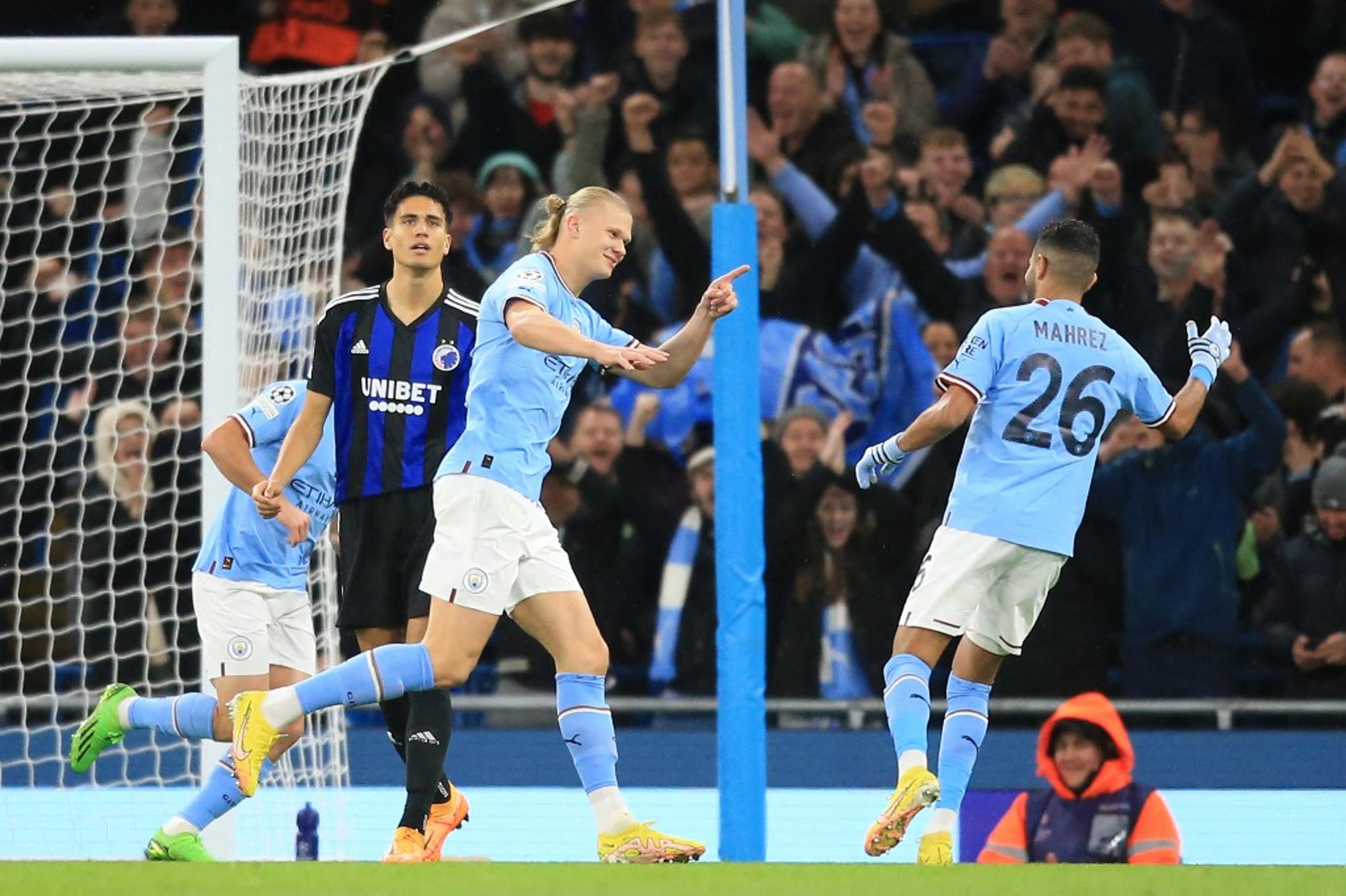 Copenhague x Manchester City: onde assistir, horário e escalações do jogo pela Champions League