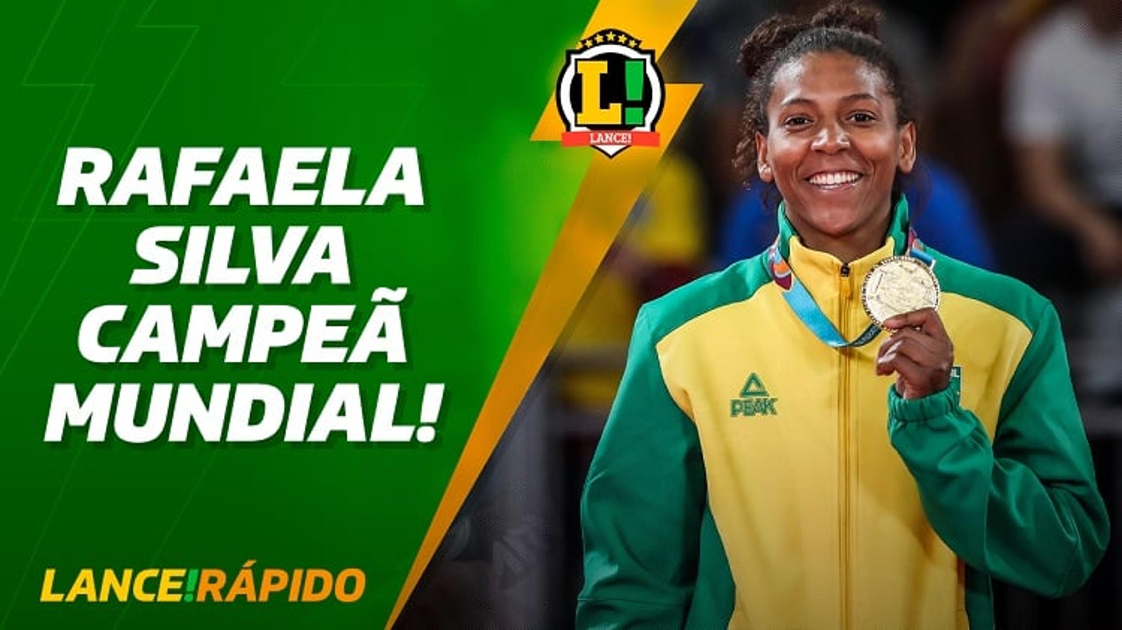 LANCE! Rápido: Rafaela Silva campeã mundial de judô