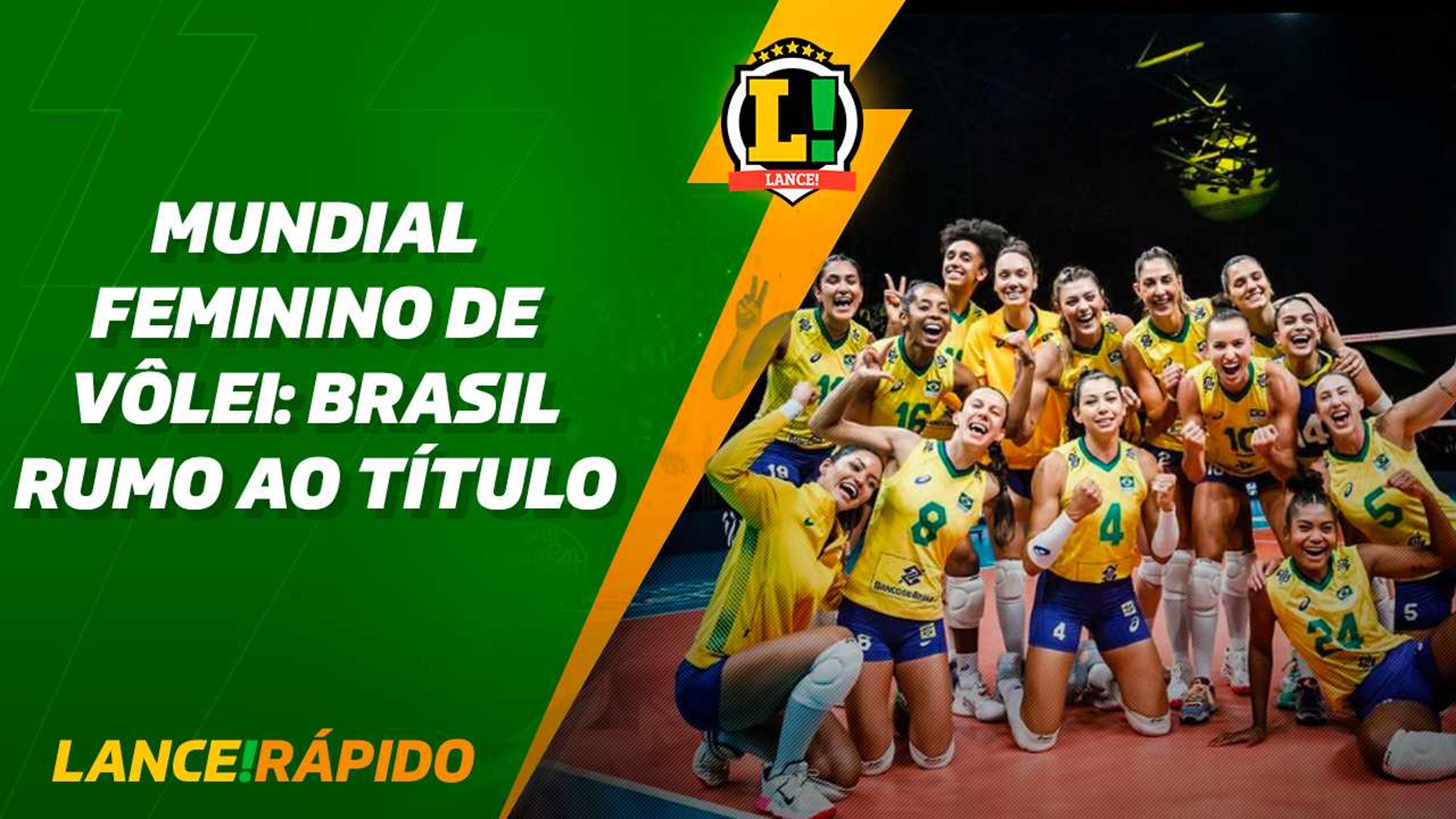 LANCE! Rápido: Brasil vence a Bélgica e avança ao mata-mata do Mundial de vôlei feminino