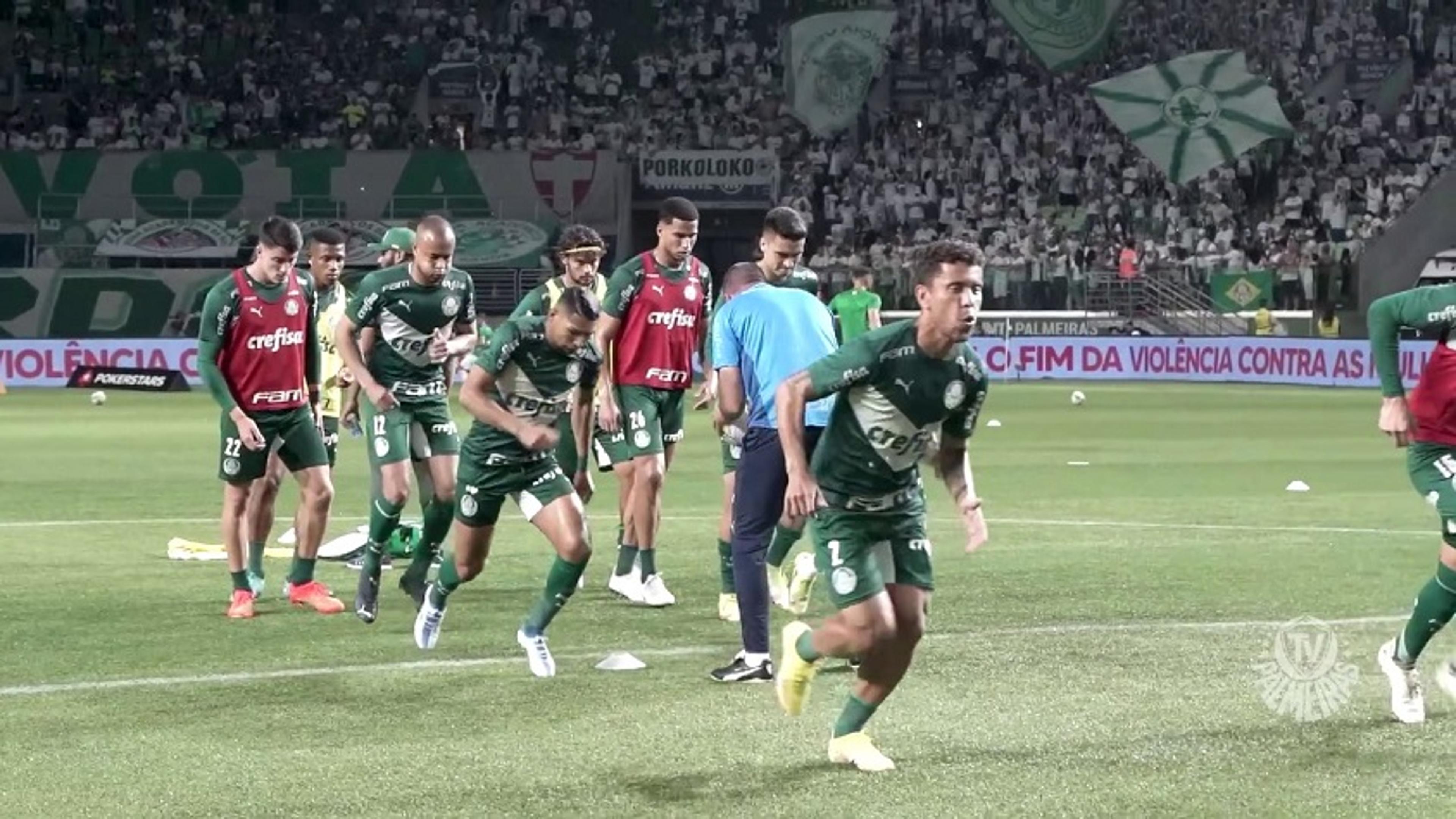 VÍDEO: Assista aos bastidores da goleada do Palmeiras sobre o Coritiba pelo Brasileirão