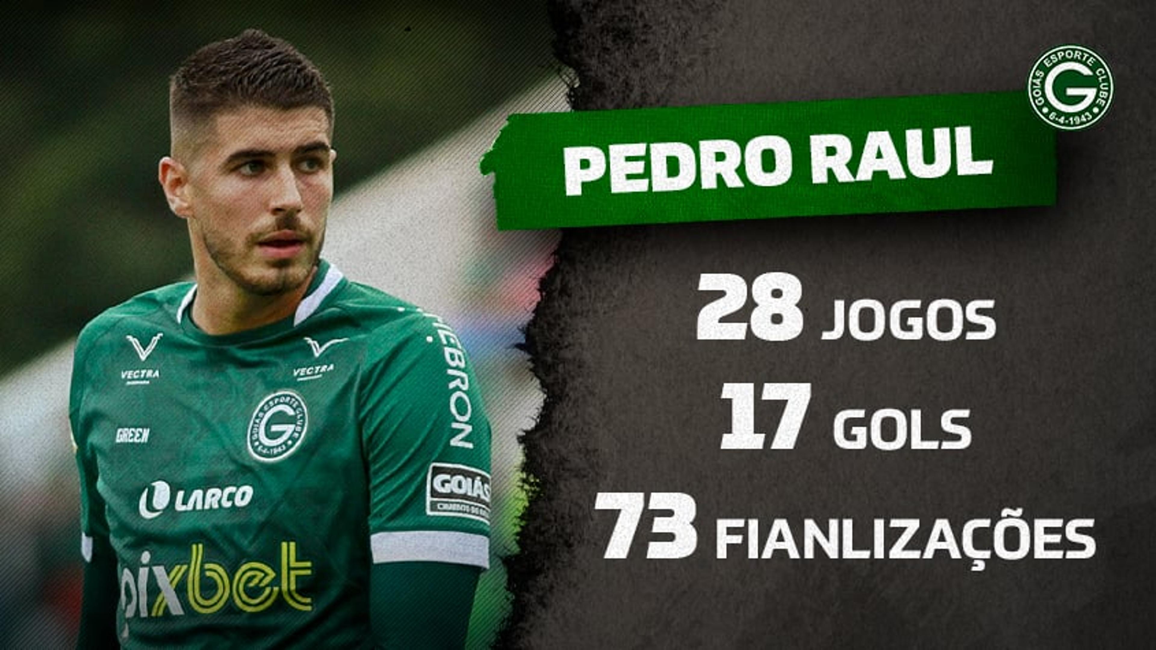 Artilheiro do Brasileiro, Pedro Raul marcou mais de 50% dos gols do Goiás