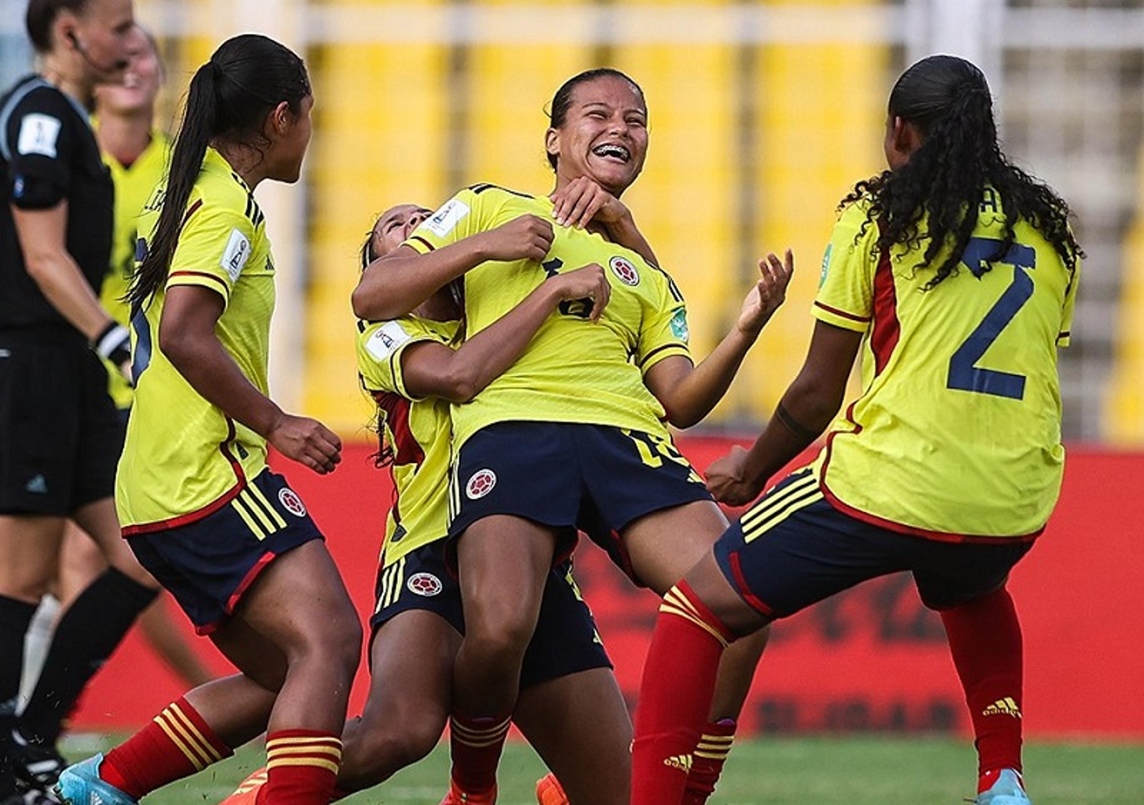 Colômbia bate México e vai ao mata-mata da Copa do Mundo Feminina Sub-17