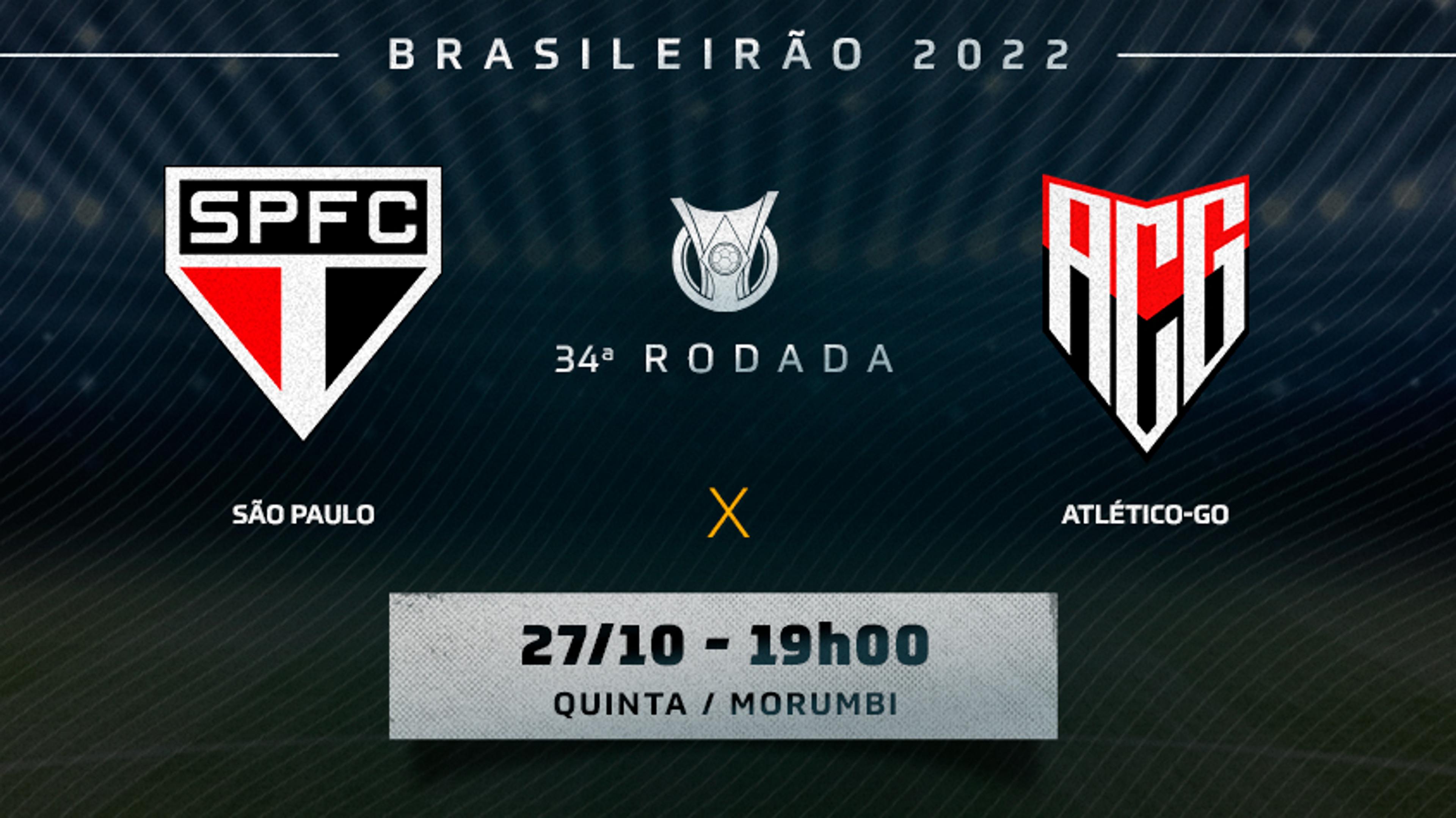 São Paulo x Atlético-GO: onde assistir, prováveis times e desfalques do jogo pelo Brasileirão