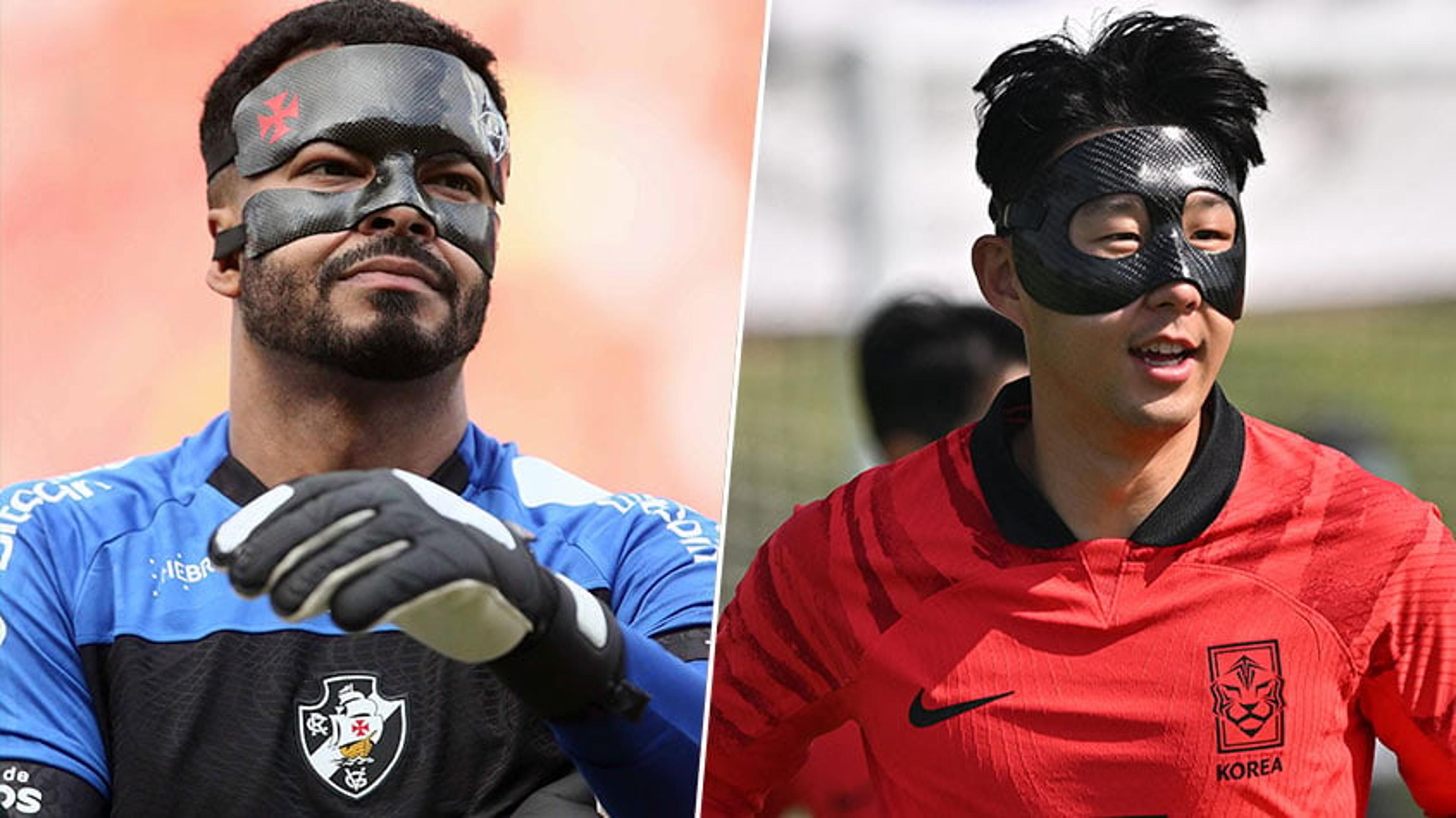 Batman coreano? Son utiliza máscara semelhante a do goleiro Thiago Rodrigues