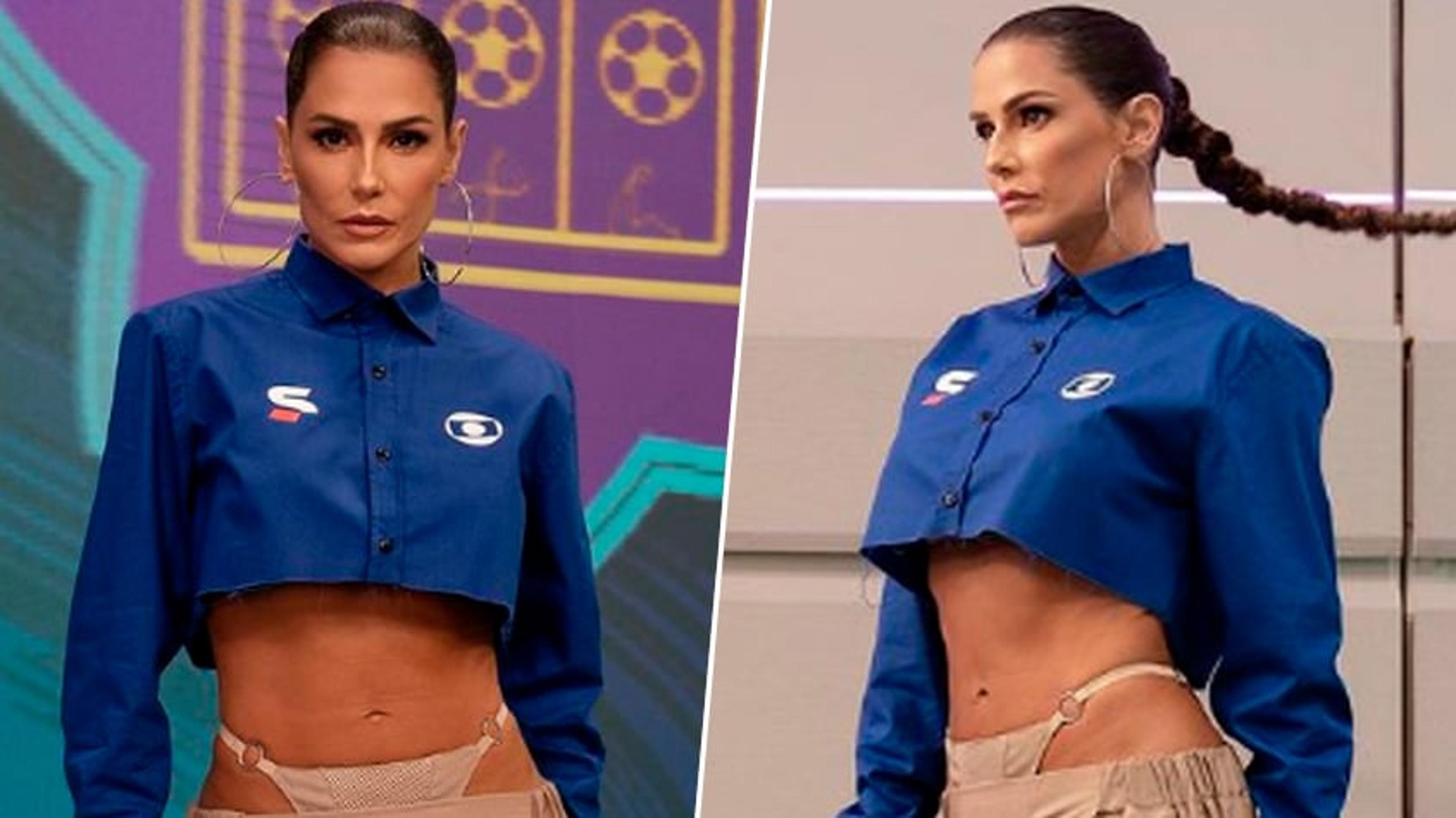 Estilo de Deborah Secco no SporTV chama atenção na internet