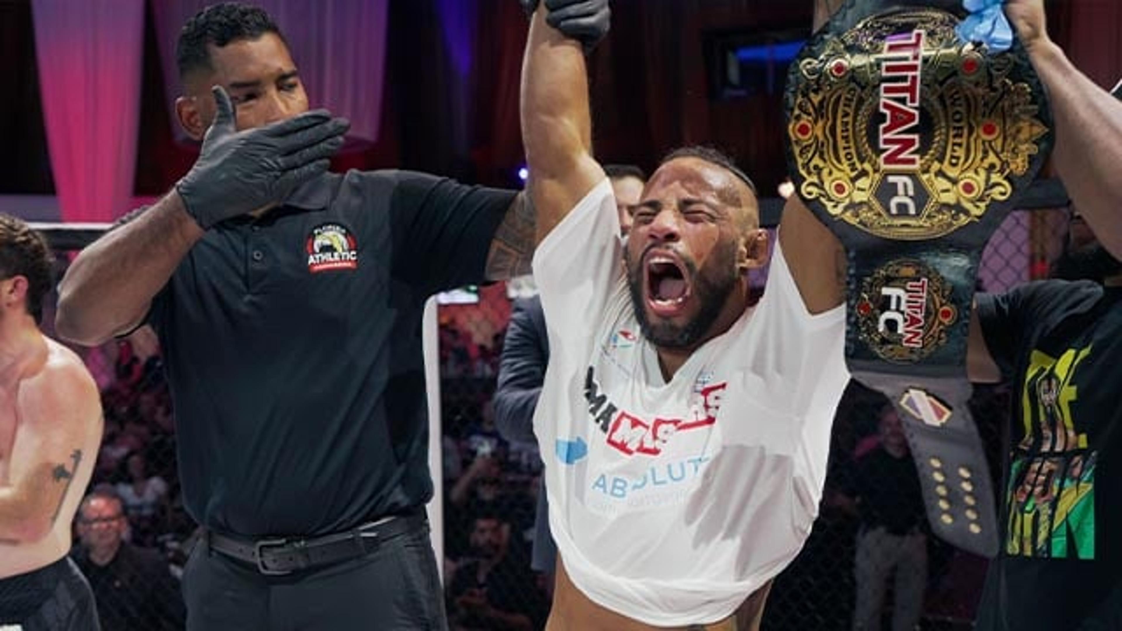 Brasileiro Wendel ‘Cobra’ conquista cinturão do Titan FC, nos EUA