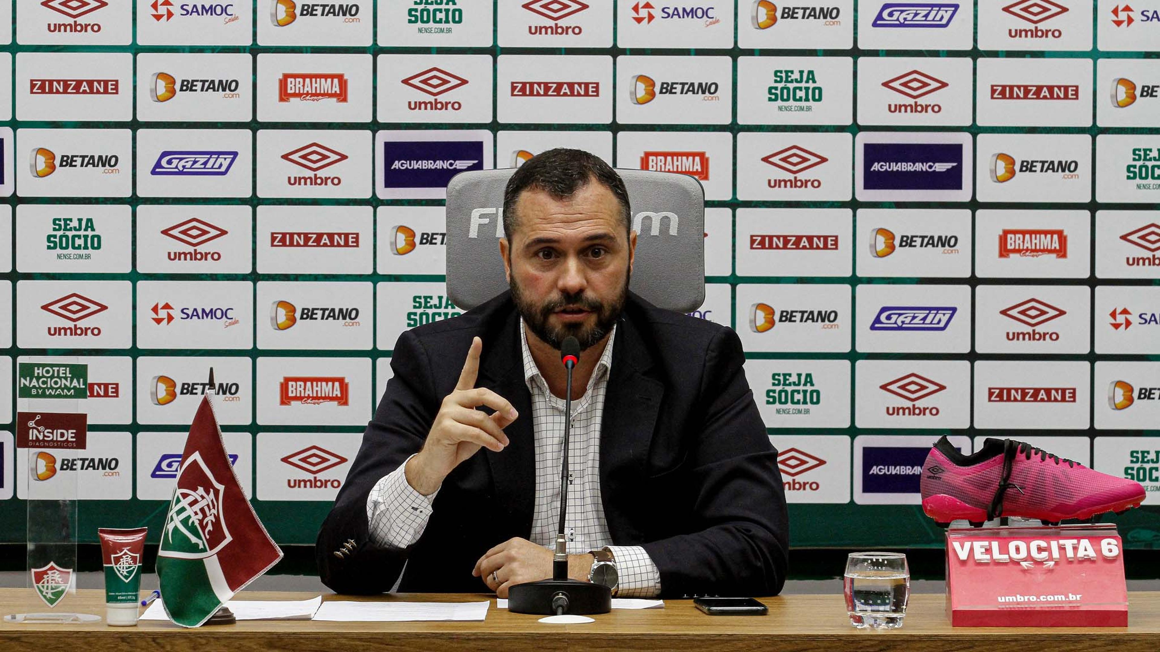 Mário Bittencourt, presidente do Fluminense, nega ameaça a jornalista após duelo pela Libertadores: ‘Atitude covarde’