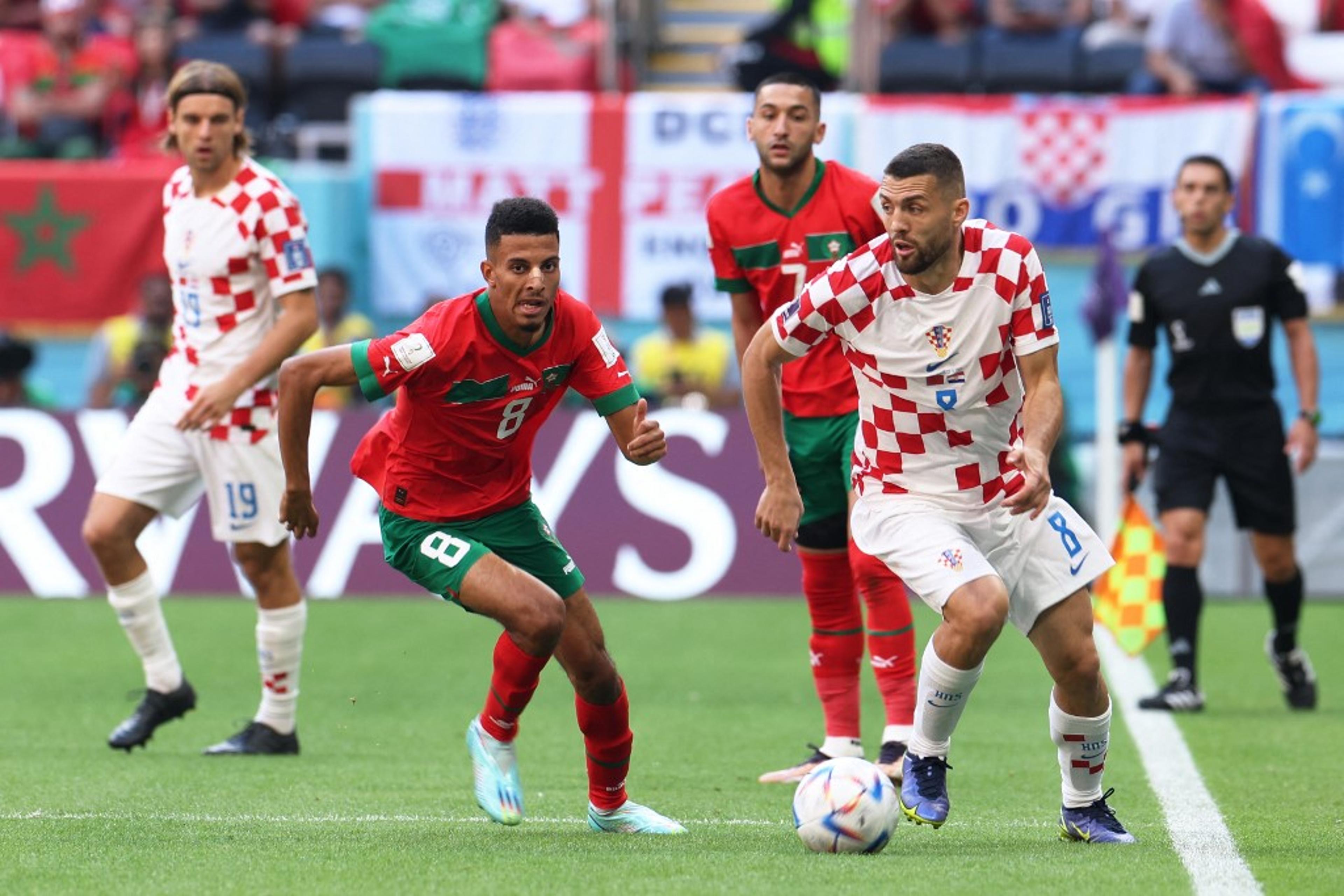 Marrocos e Croácia não saem do zero na abertura do Grupo F na Copa do Mundo