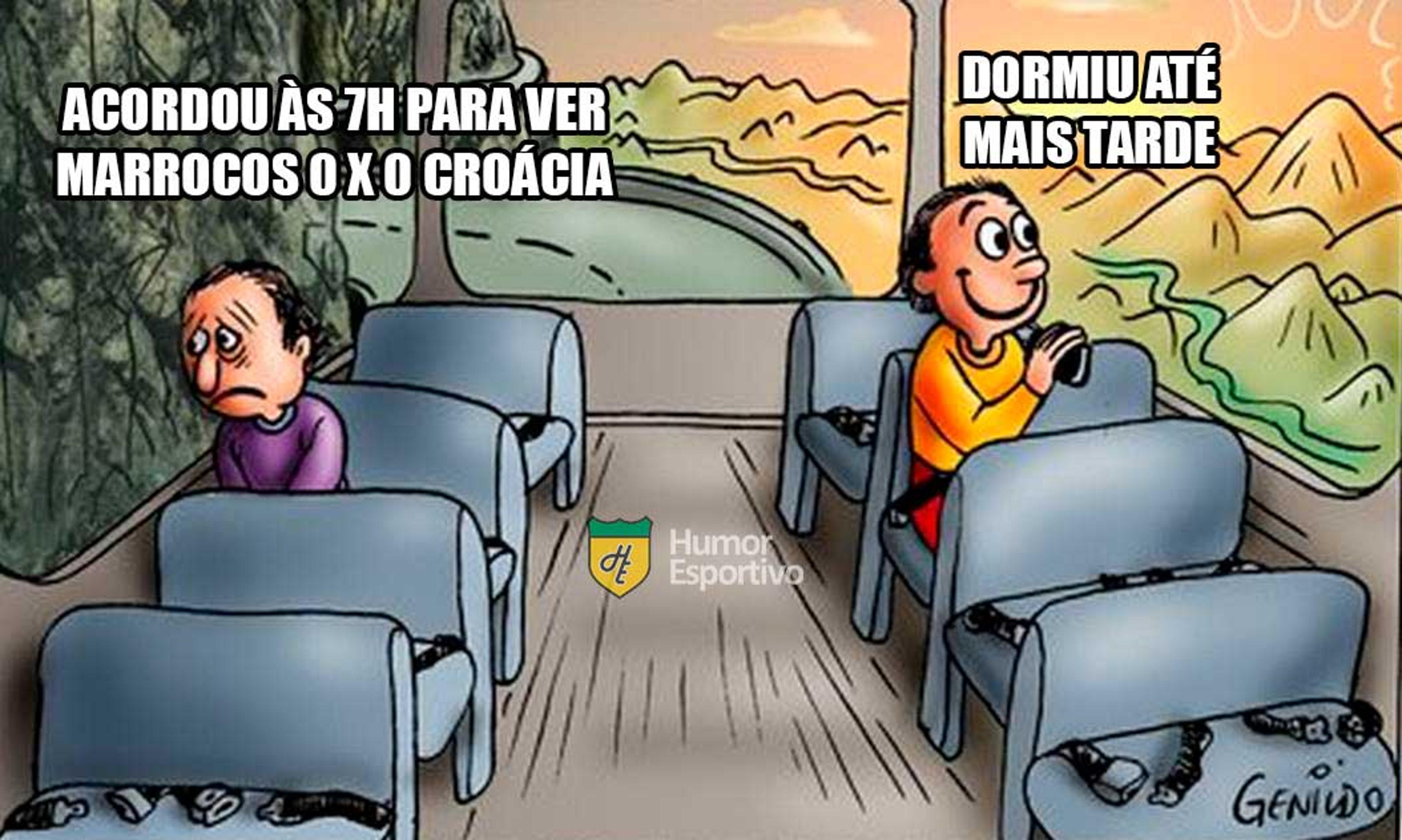 Torcedores fazem memes após empate sem gols entre Marrocos e Croácia