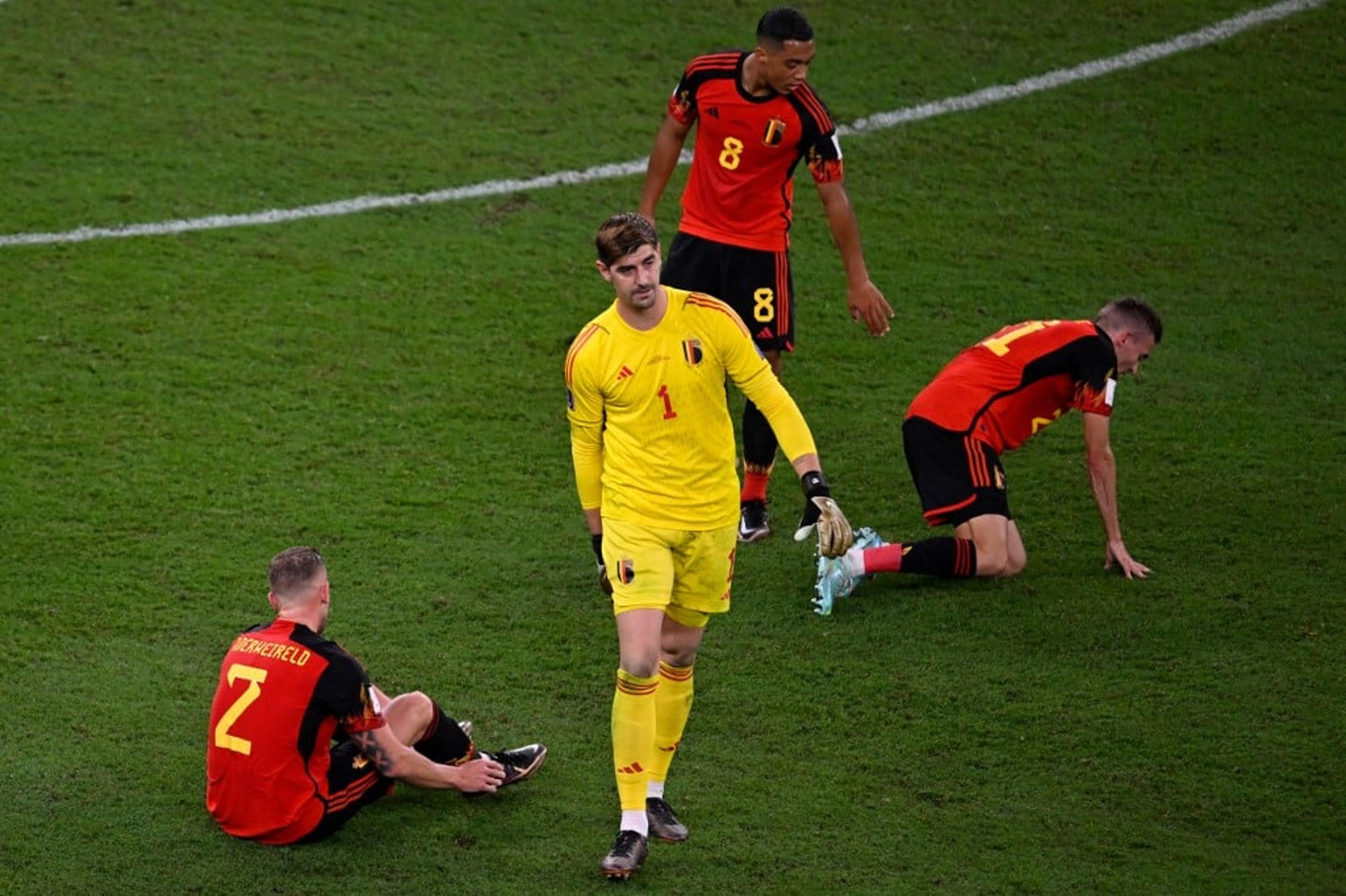 Courtois lamenta eliminação precoce da Bélgica na Copa do Mundo: ‘O futebol decidiu por nós’