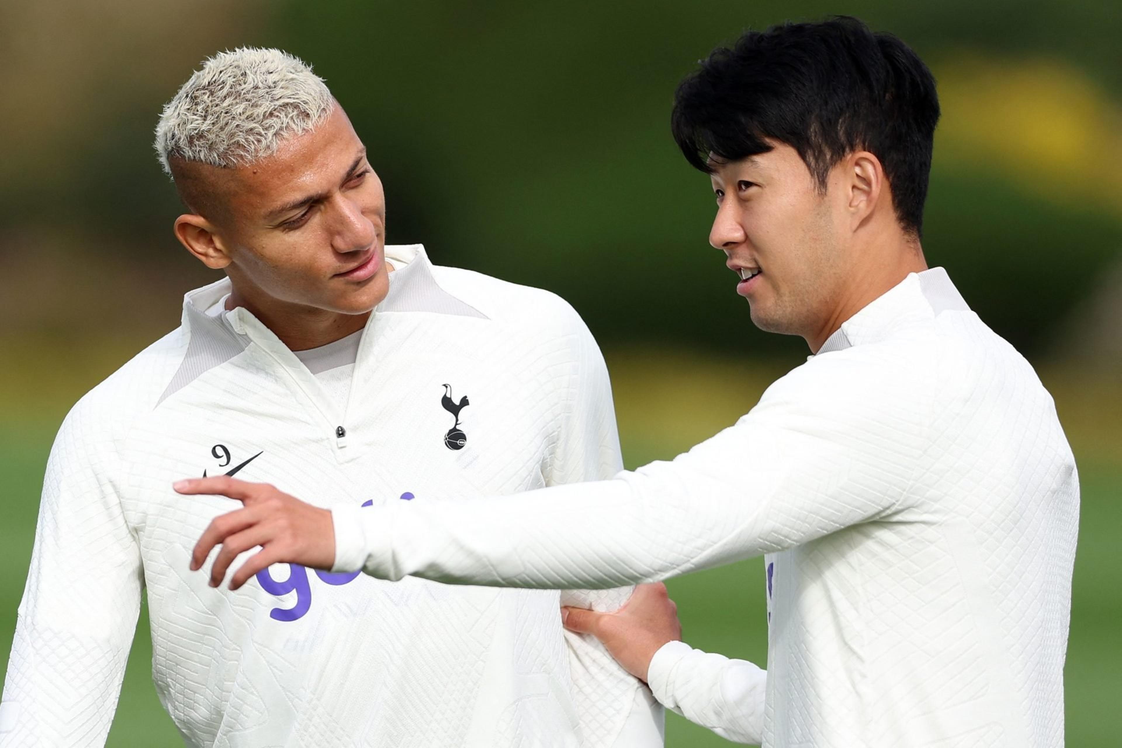 Brasil x Coreia do Sul: companheiros no Tottenham, Richarlison e Son se encontram na Copa do Mundo