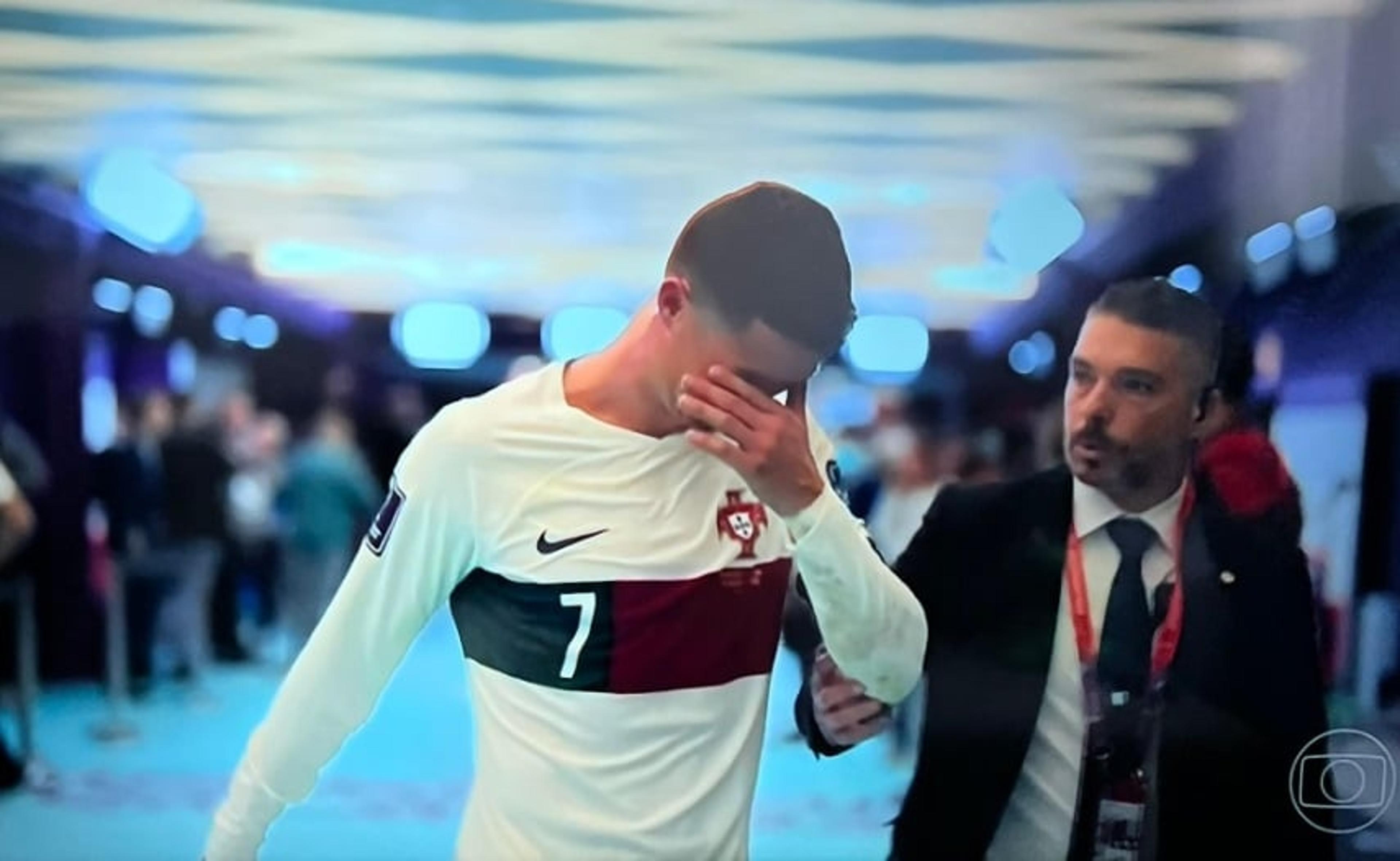 Ex-companheiro e desafeto de Cristiano Ronaldo se comove com choro do português: ‘Horrível’