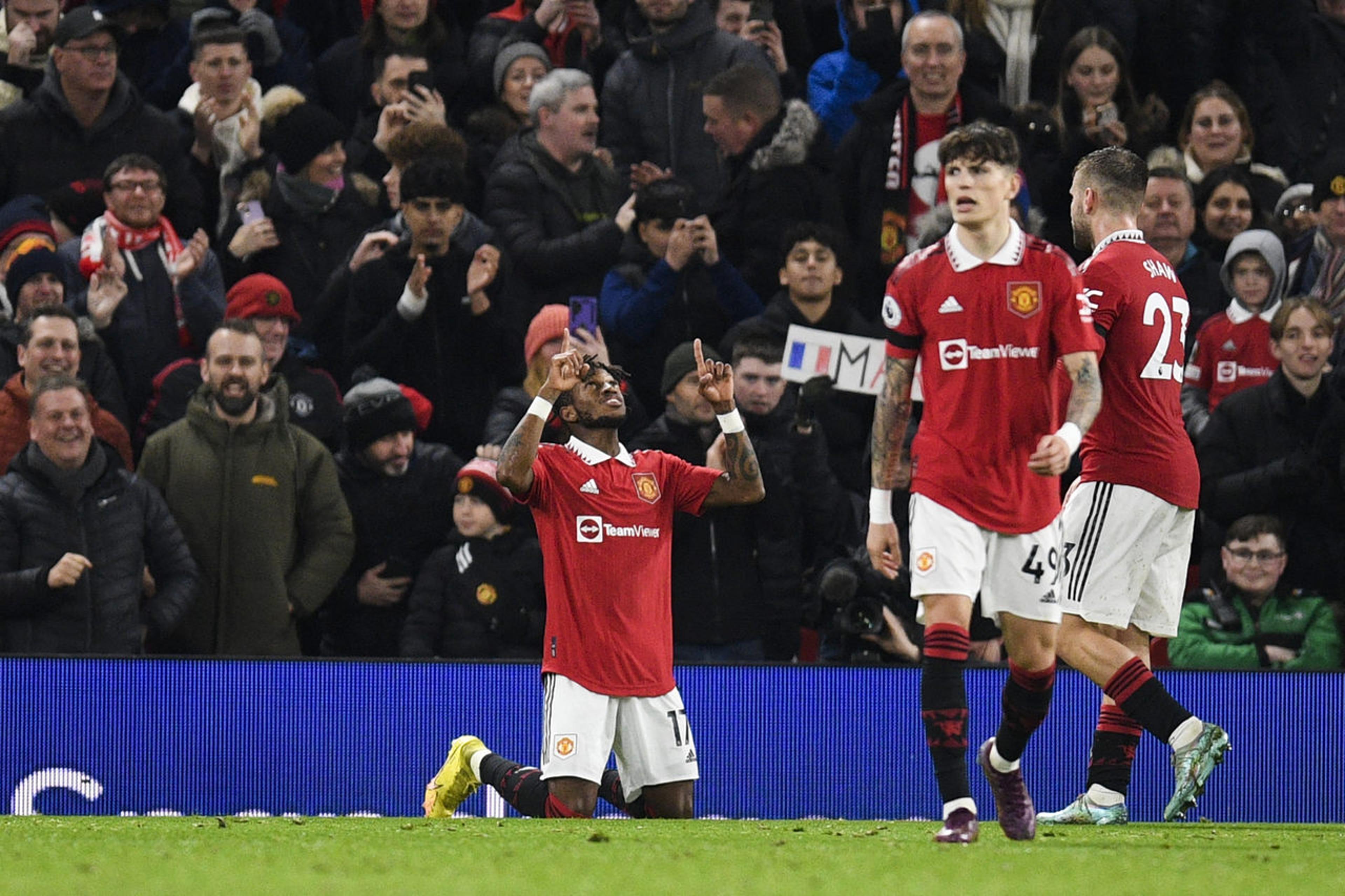 Com gol do brasileiro Fred, Manchester United bate o Nottingham Forest na volta da Premier League