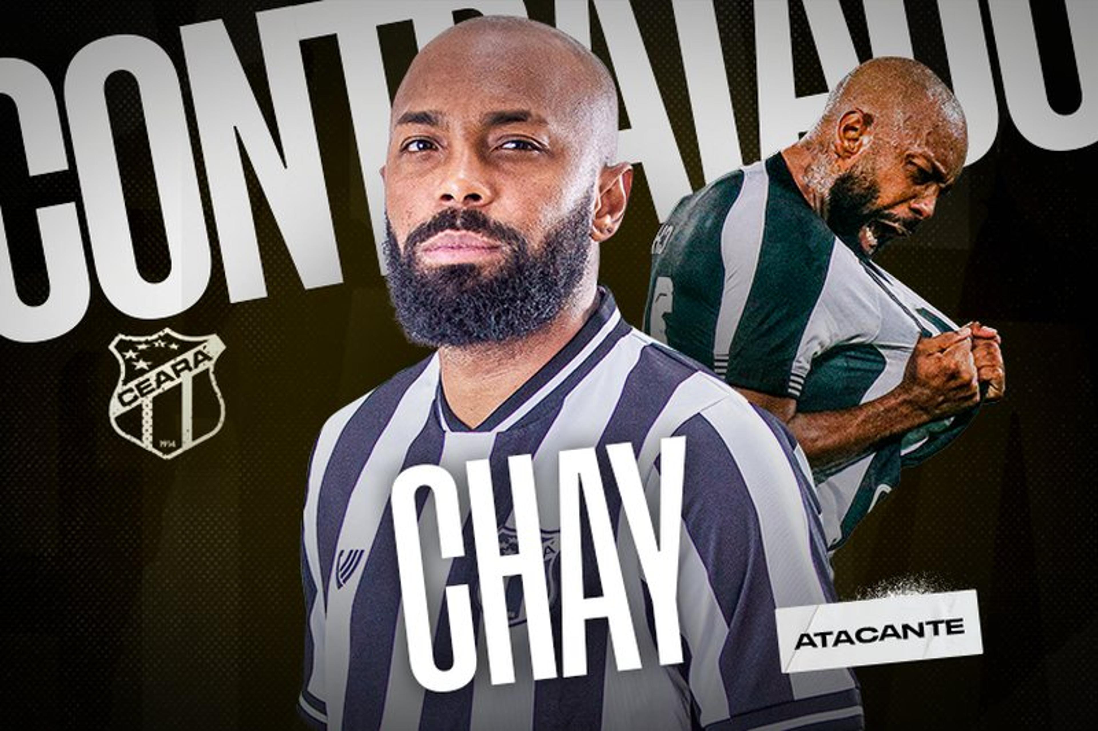 Ceará acerta a contratação do meia-atacante Chay, ex-Botafogo