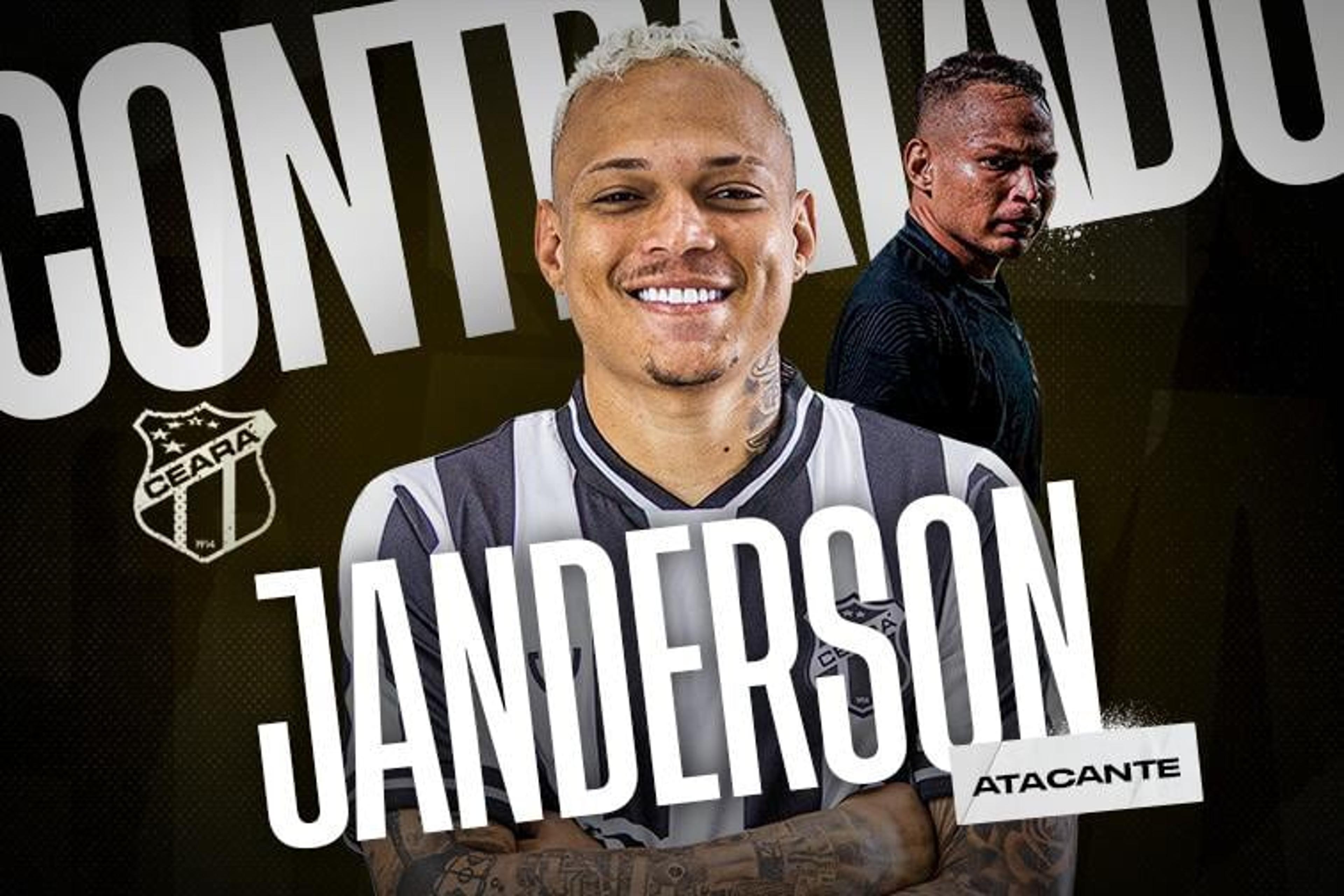 Ceará oficializa a contratação do atacante Janderson