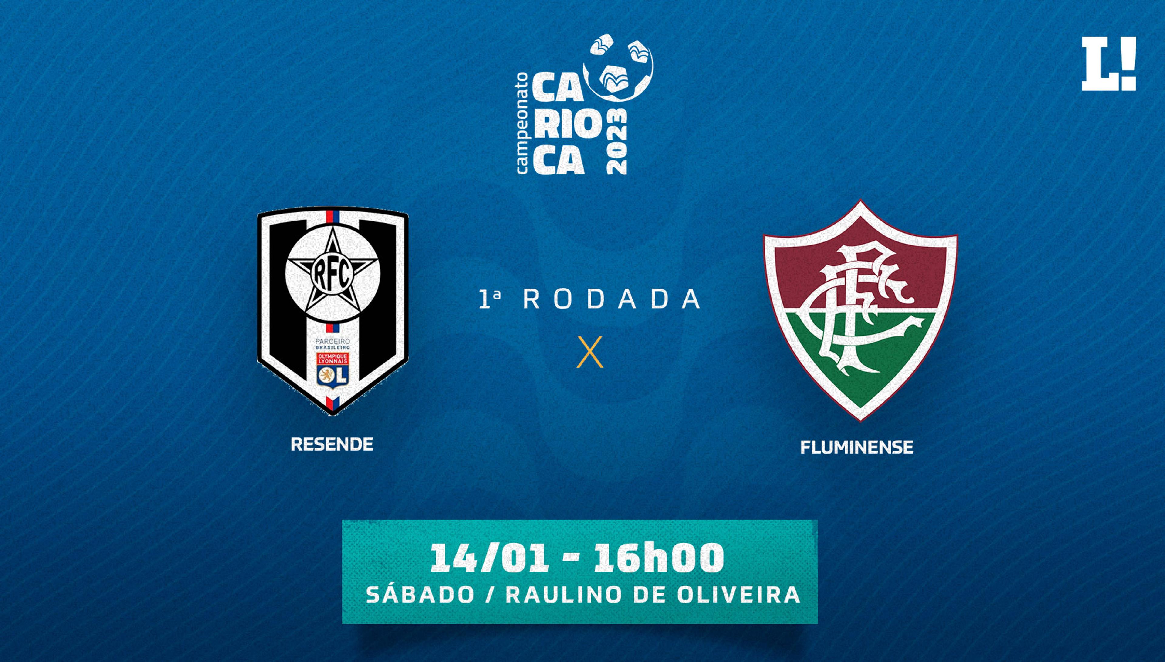 Resende x Fluminense: onde assistir, horário e escalações do jogo do Campeonato Carioca