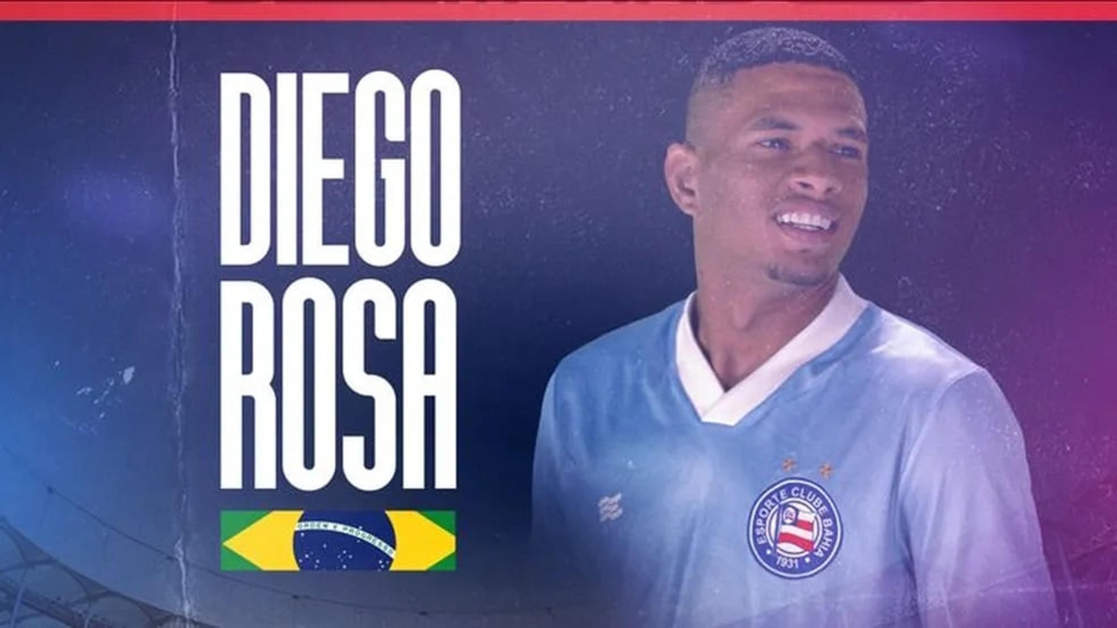 Diego Rosa, ex-Grêmio, é o mais novo reforço do Bahia