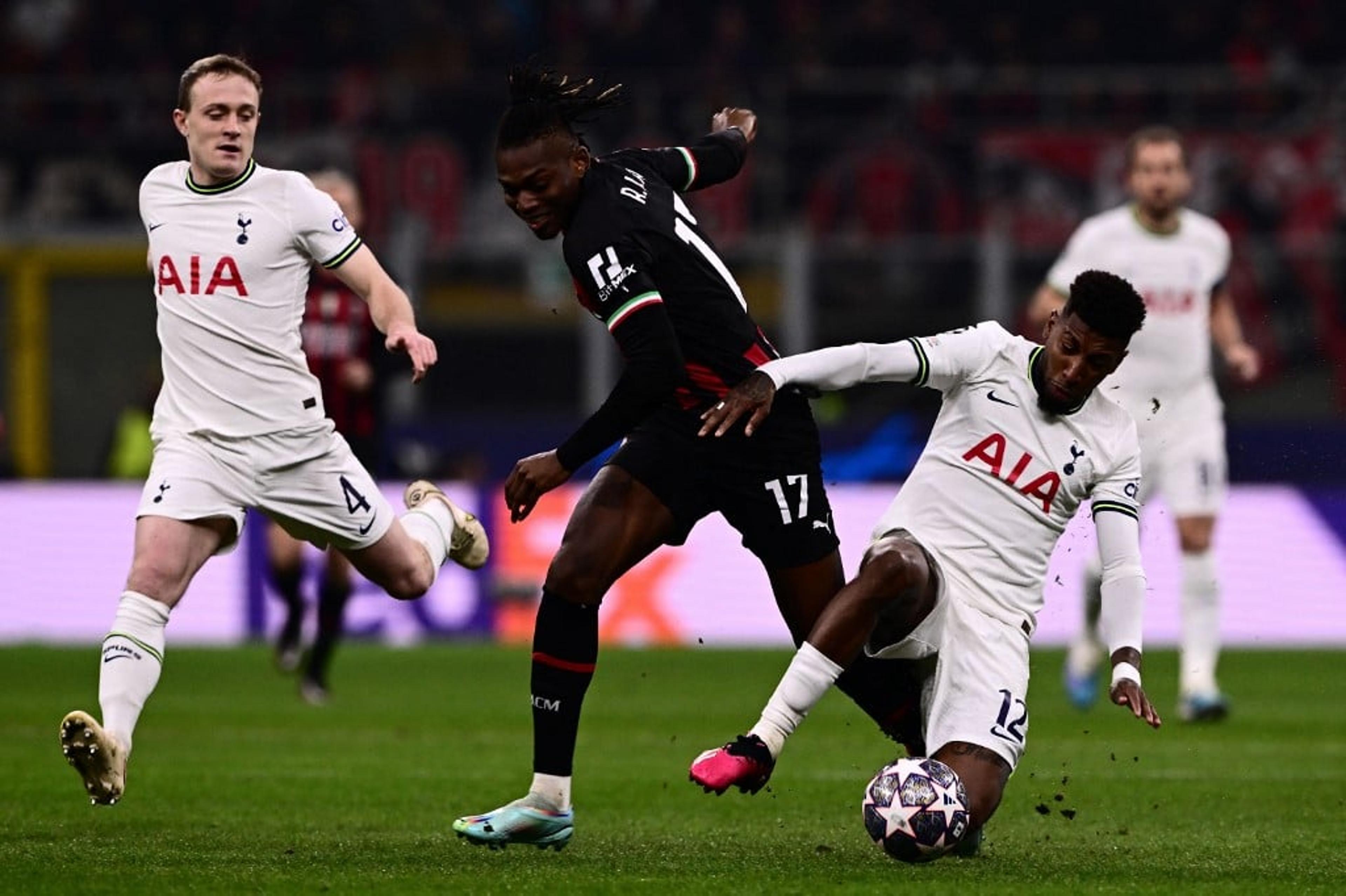 Champions League: Milan faz dever de casa e vence Tottenham no jogo de ida das oitavas