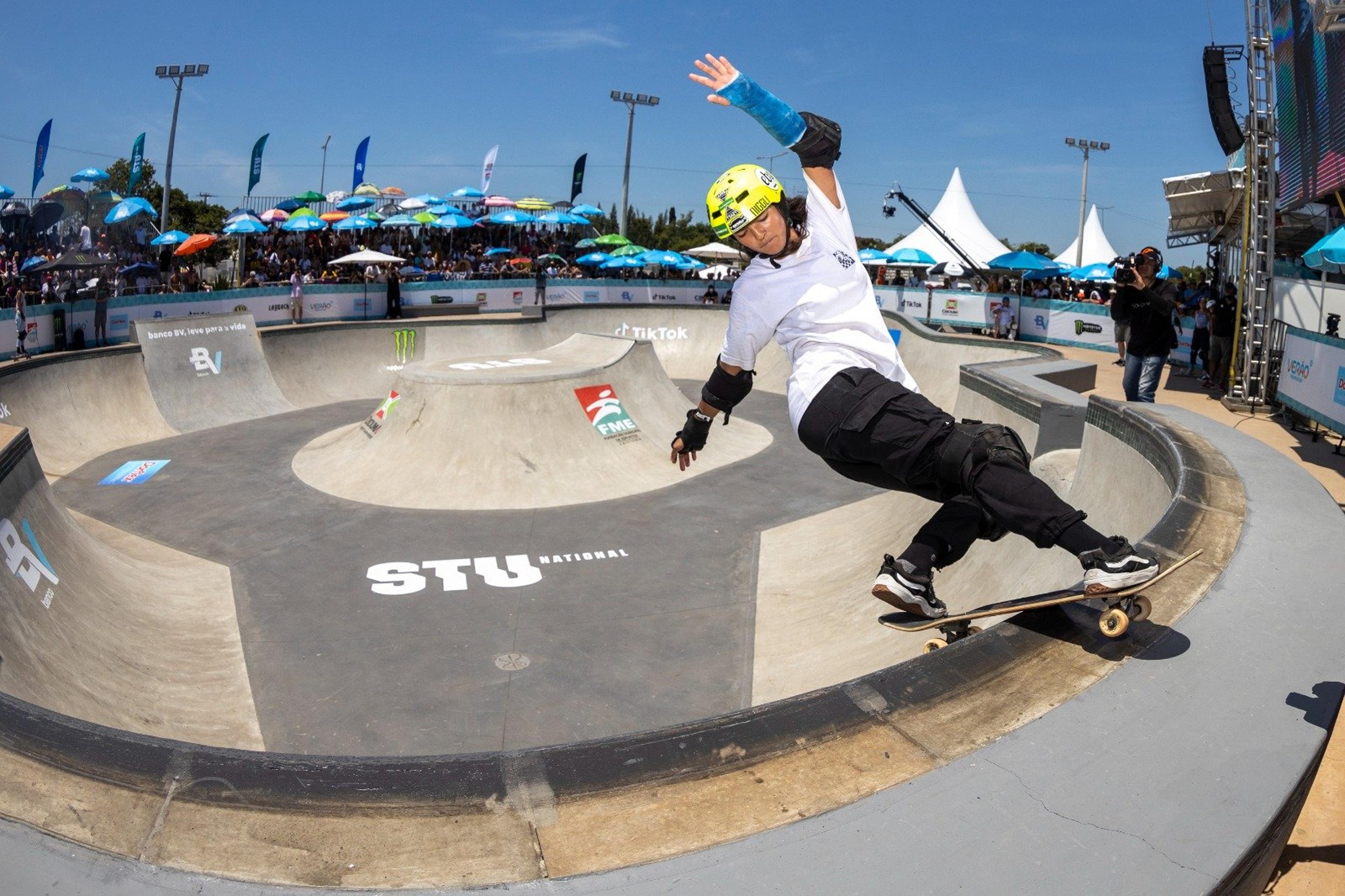 Brasileiros brilham na classificatória do skate para as Olimpíadas