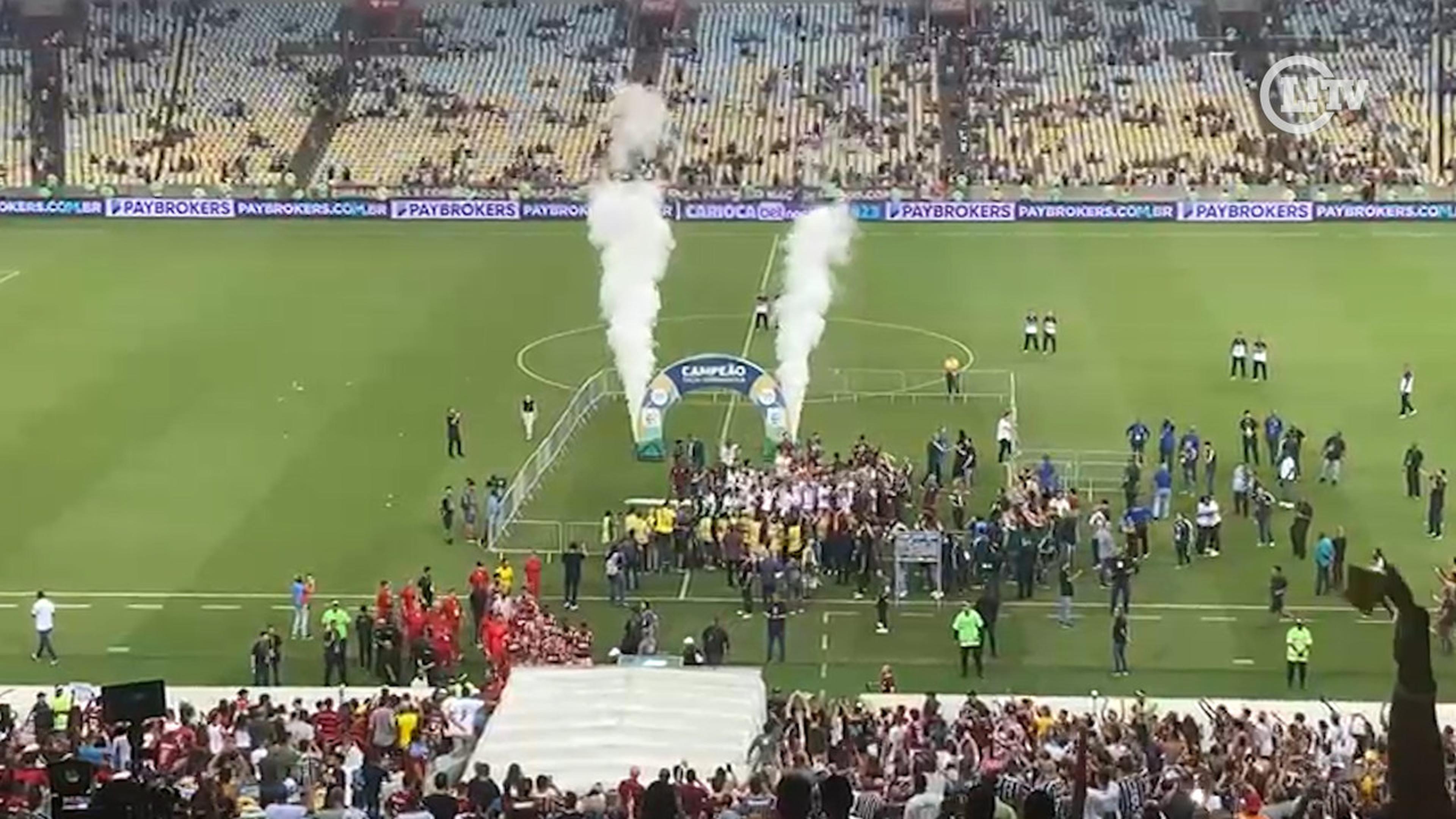 VÍDEO: veja a festa do Fluminense com o título da Taça Guanabara