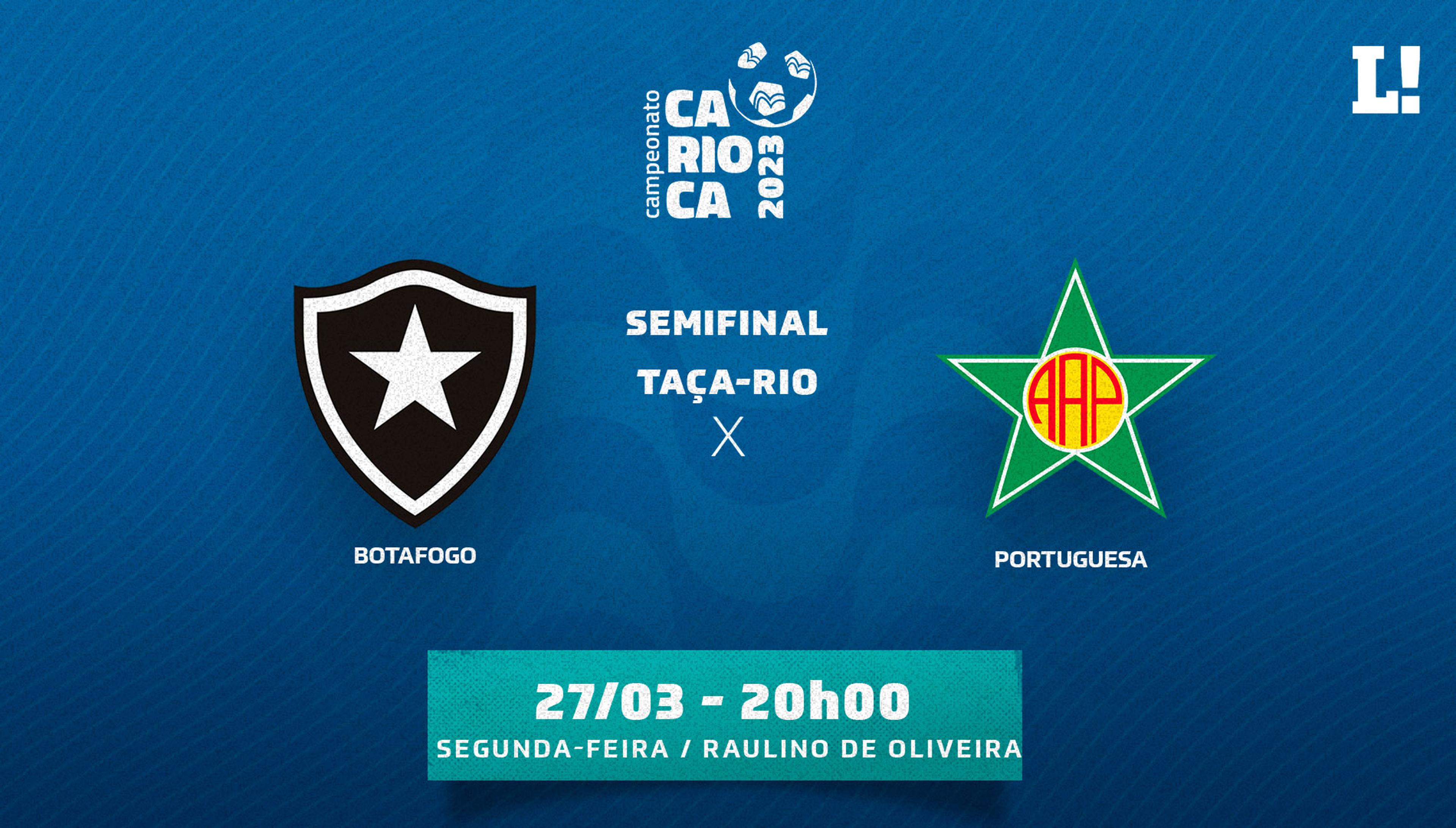 Botafogo x Portuguesa: onde assistir, prováveis times e desfalques da semifinal da Taça Rio