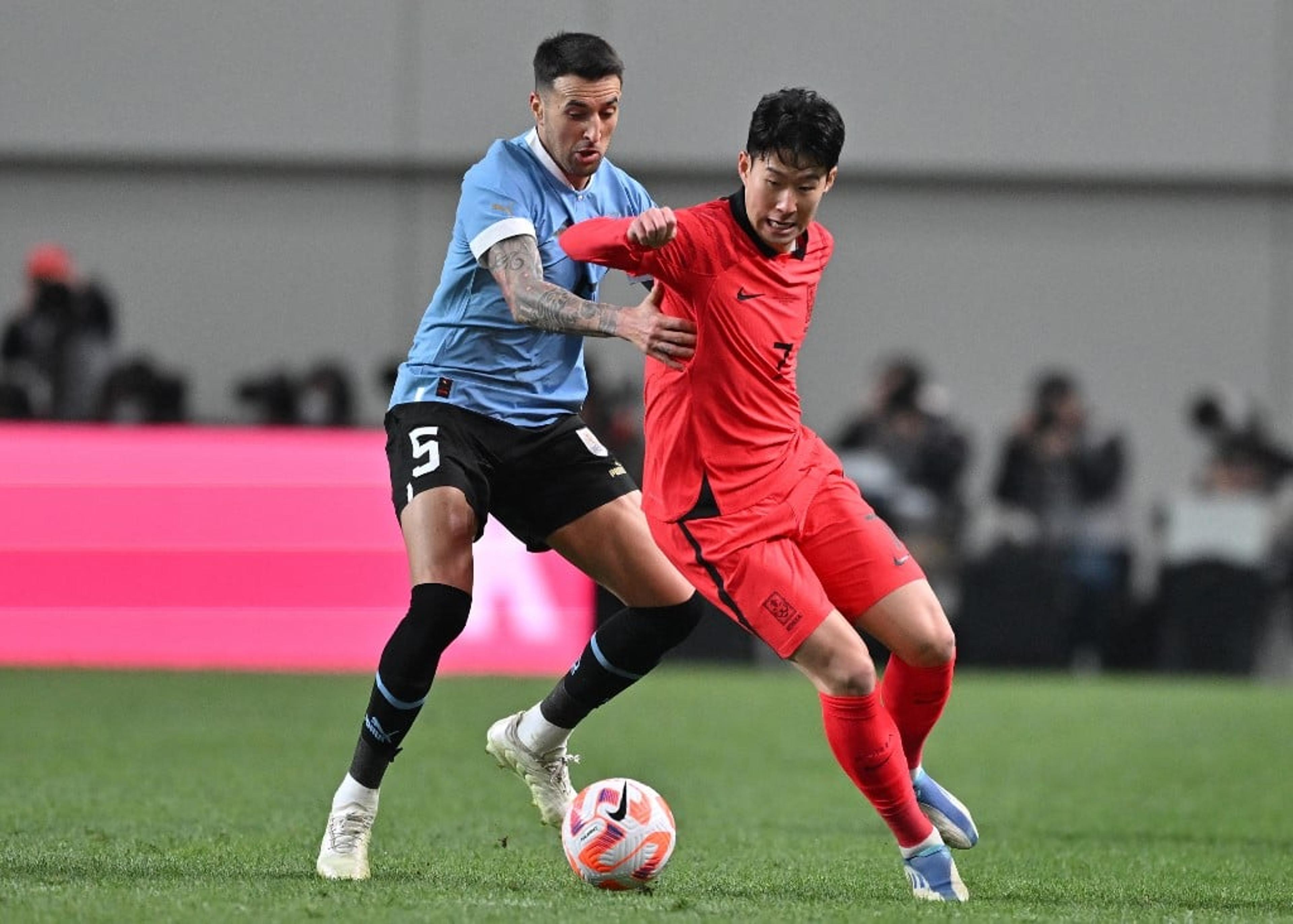 Em amistoso, Uruguai vence a Coreia do Sul e espanta o fantasma da última Copa do Mundo