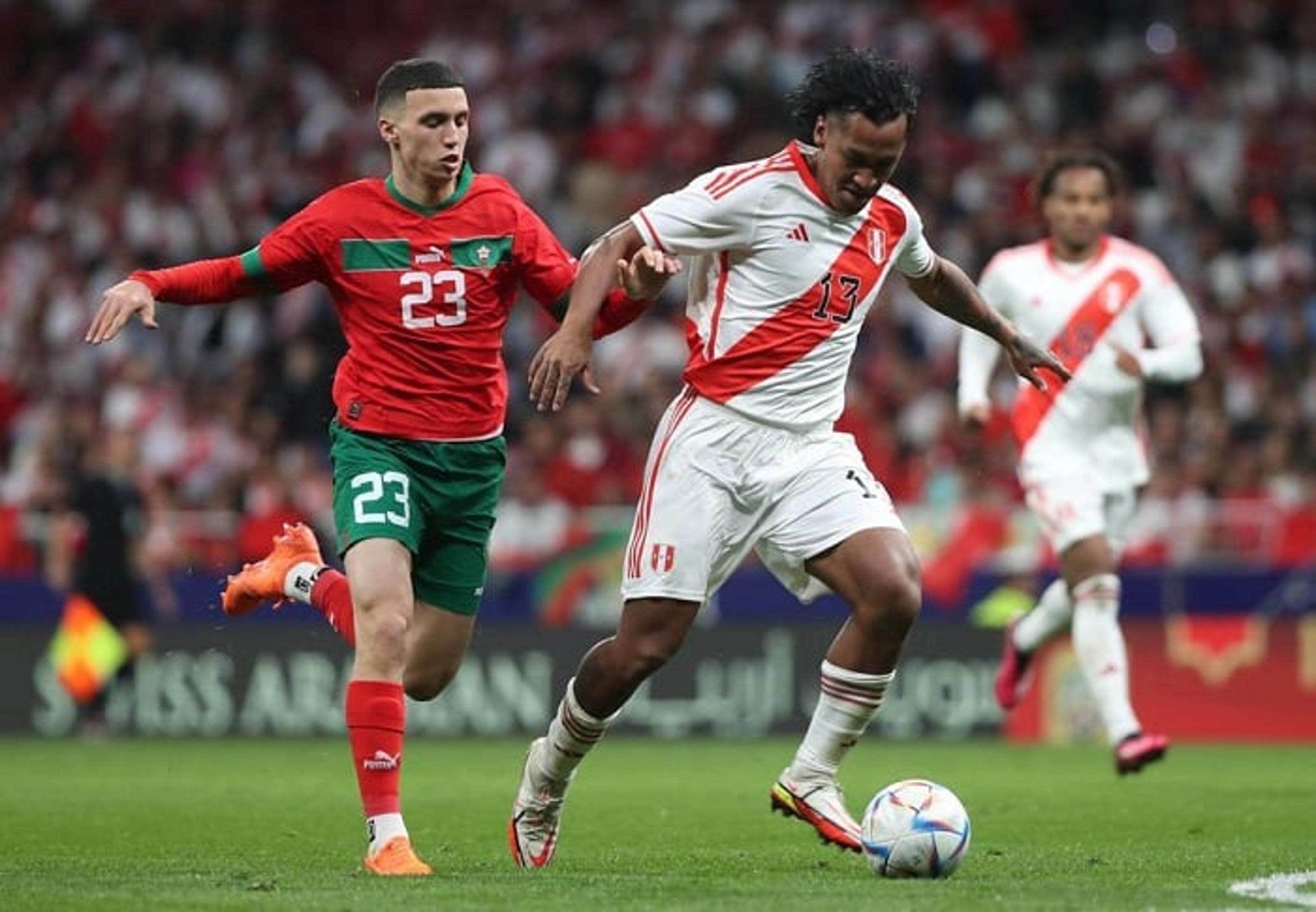 Em jogo morno, Marrocos e Peru empatam sem gols em Madrid