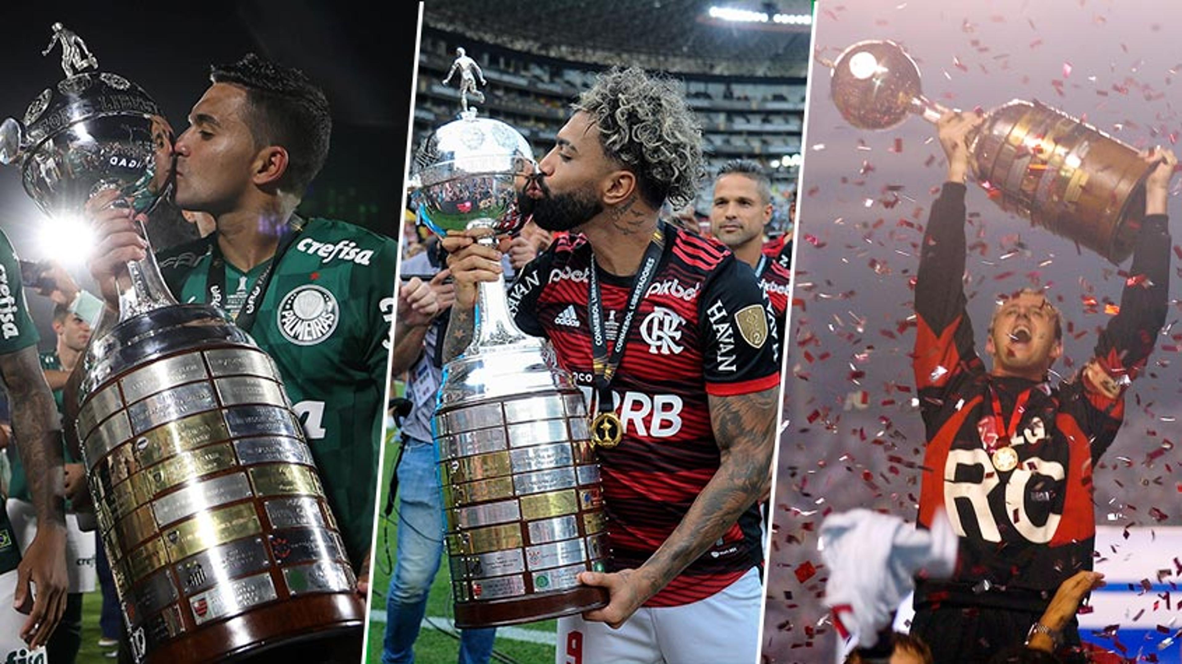 Já contando 2023! Saiba os clubes brasileiros com mais participações na Libertadores na história