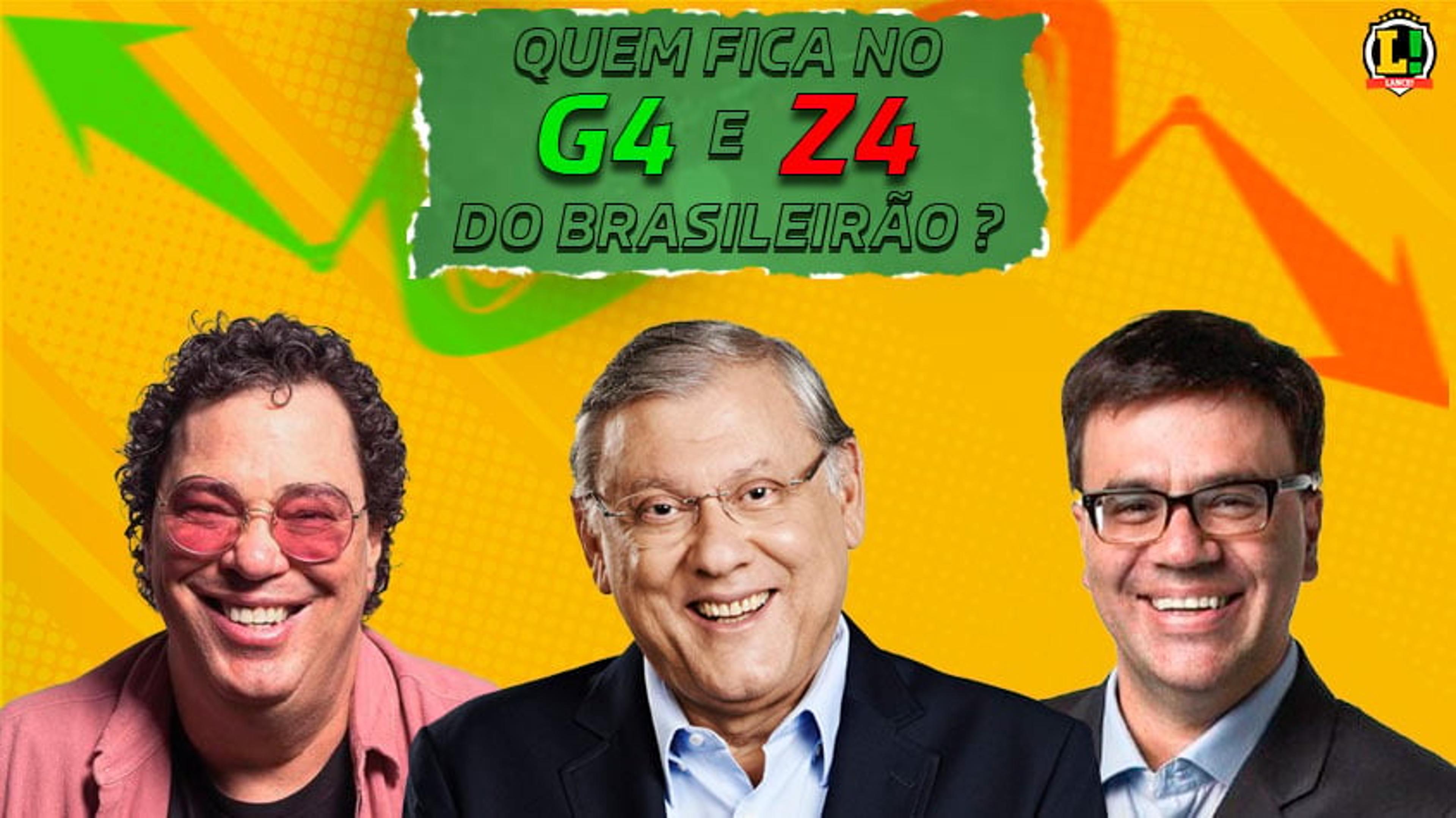 Quem vai ficar no G4 e no Z4 do Brasileirão? LANCE! ouve 17 nomes de peso do jornalismo esportivo