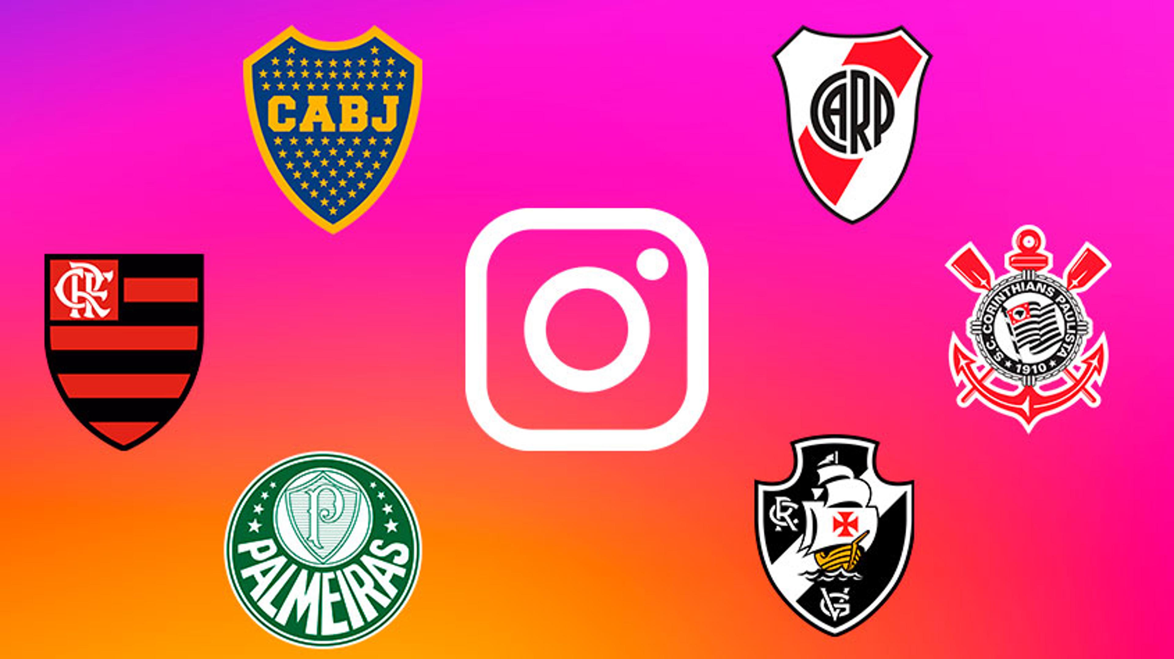 Saiba os 20 clubes das Américas que receberam mais interações no Instagram em março