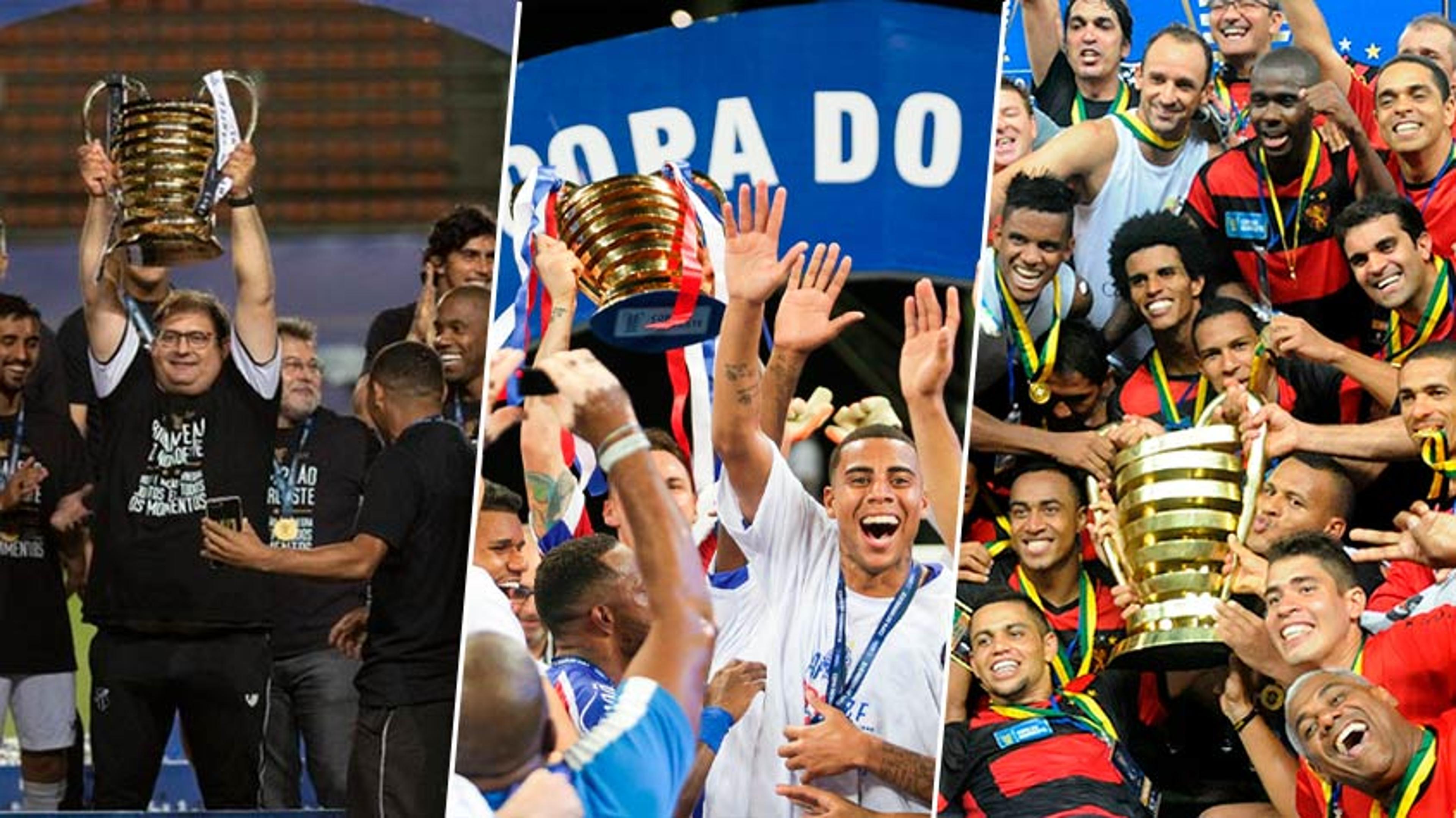 Dia de final da Copa do Nordeste! Veja quais são os maiores campeões da competição