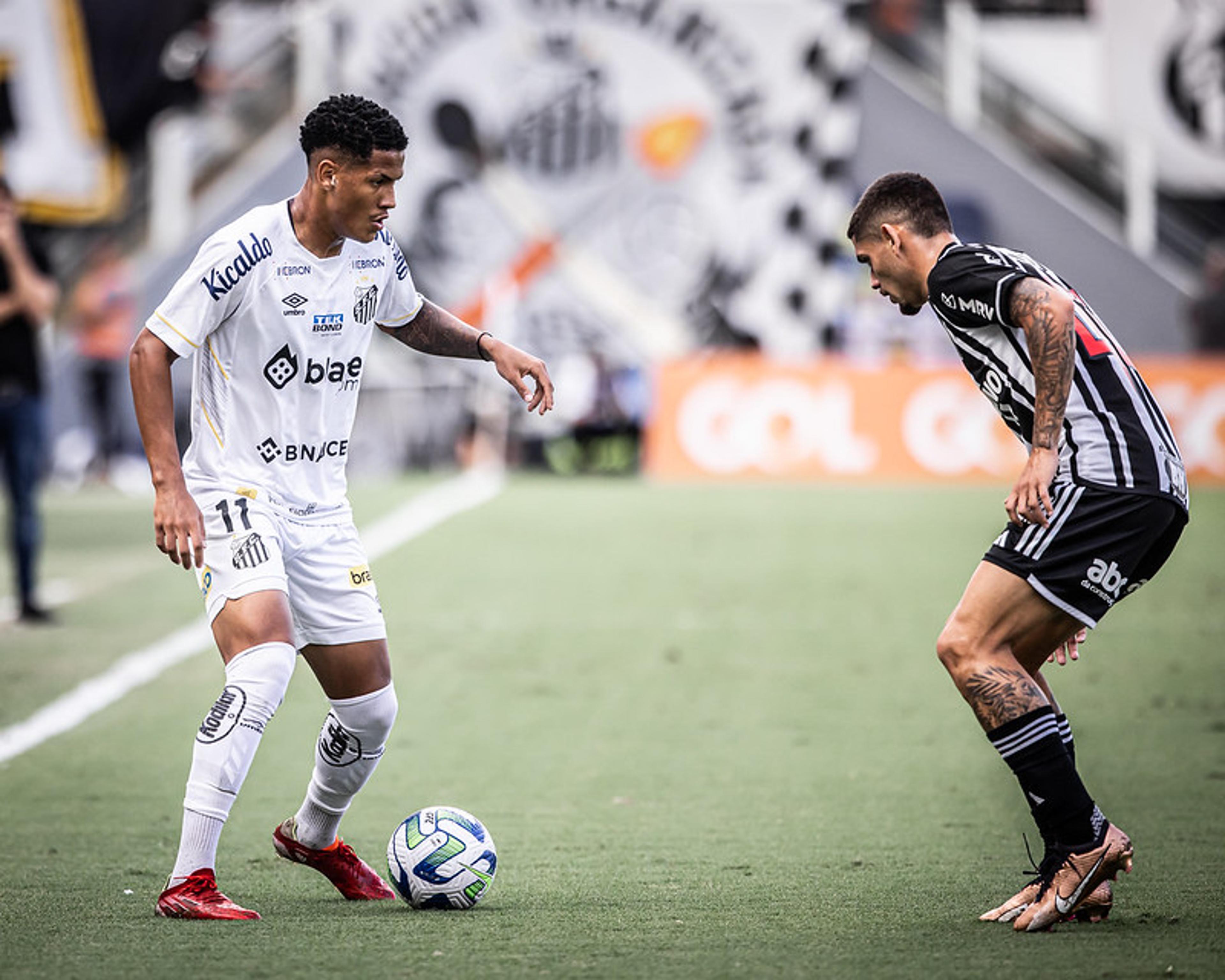 VÍDEO: Os melhores momentos do empate entre Santos e Atlético-MG pelo Brasileirão