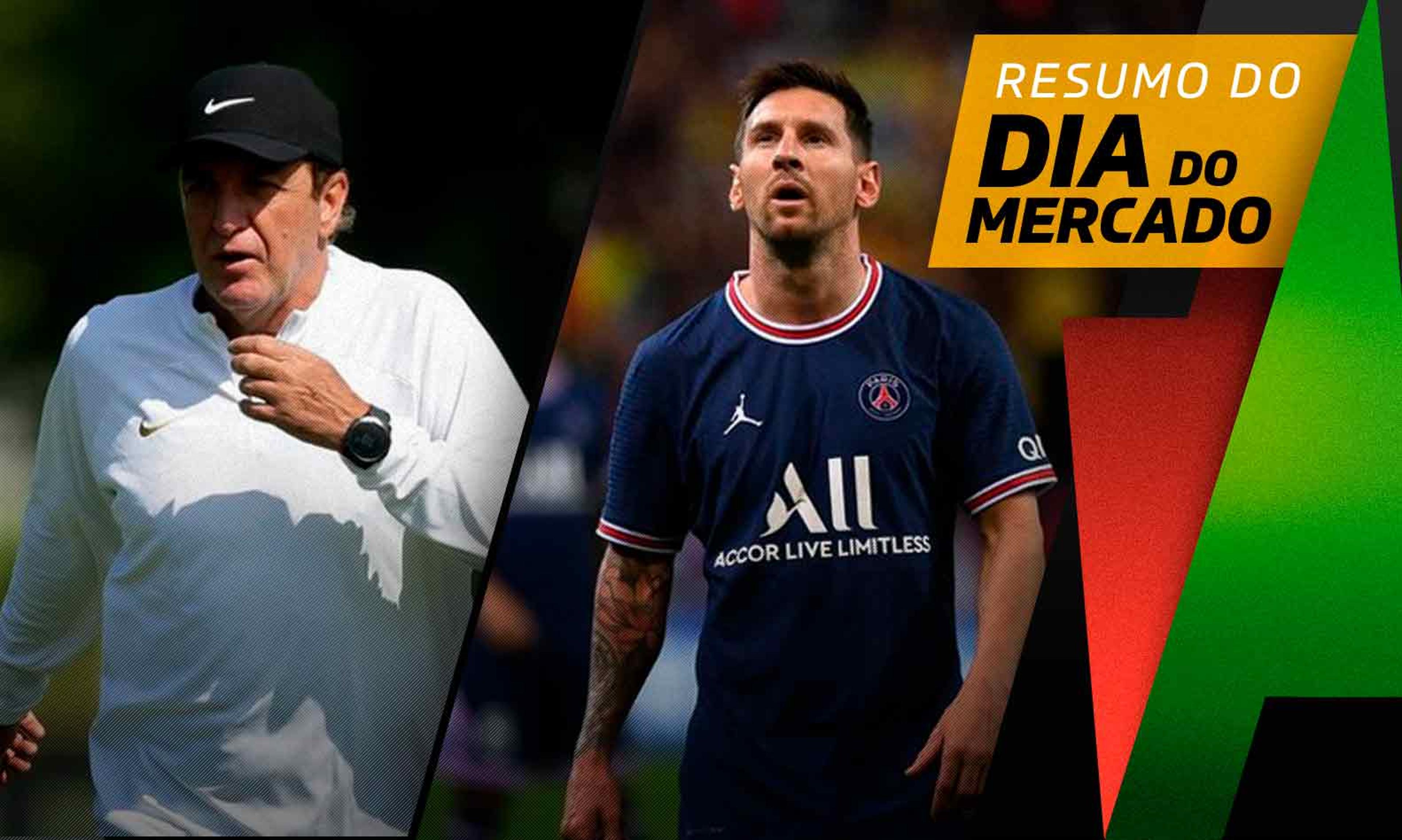 Cuca indica reforços ao Corinthians, Messi fora de planejamento do PSG… O Dia do Mercado!