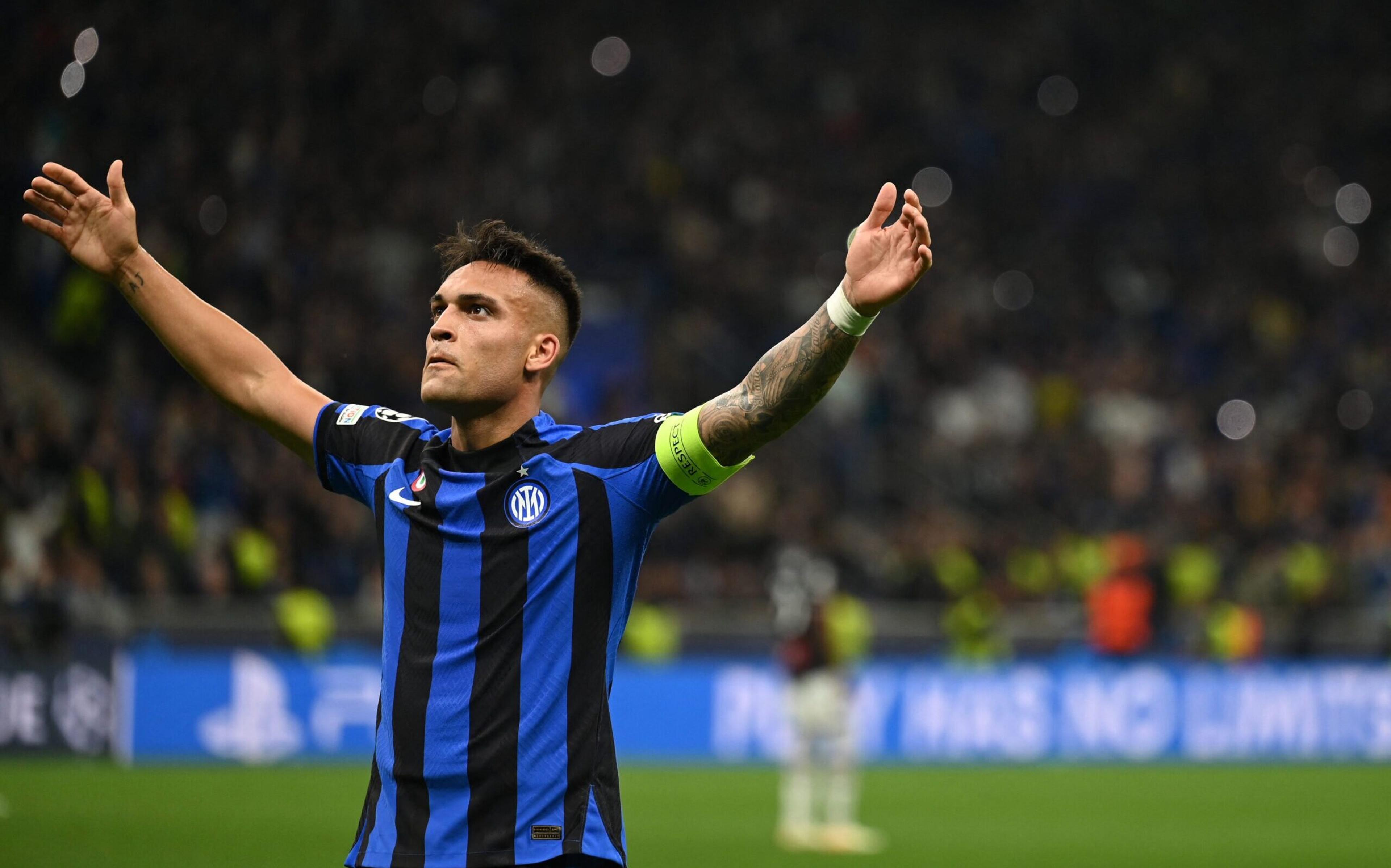 Melhor em campo pela Inter contra o Milan, Lautaro comemora vaga na final da Champions League