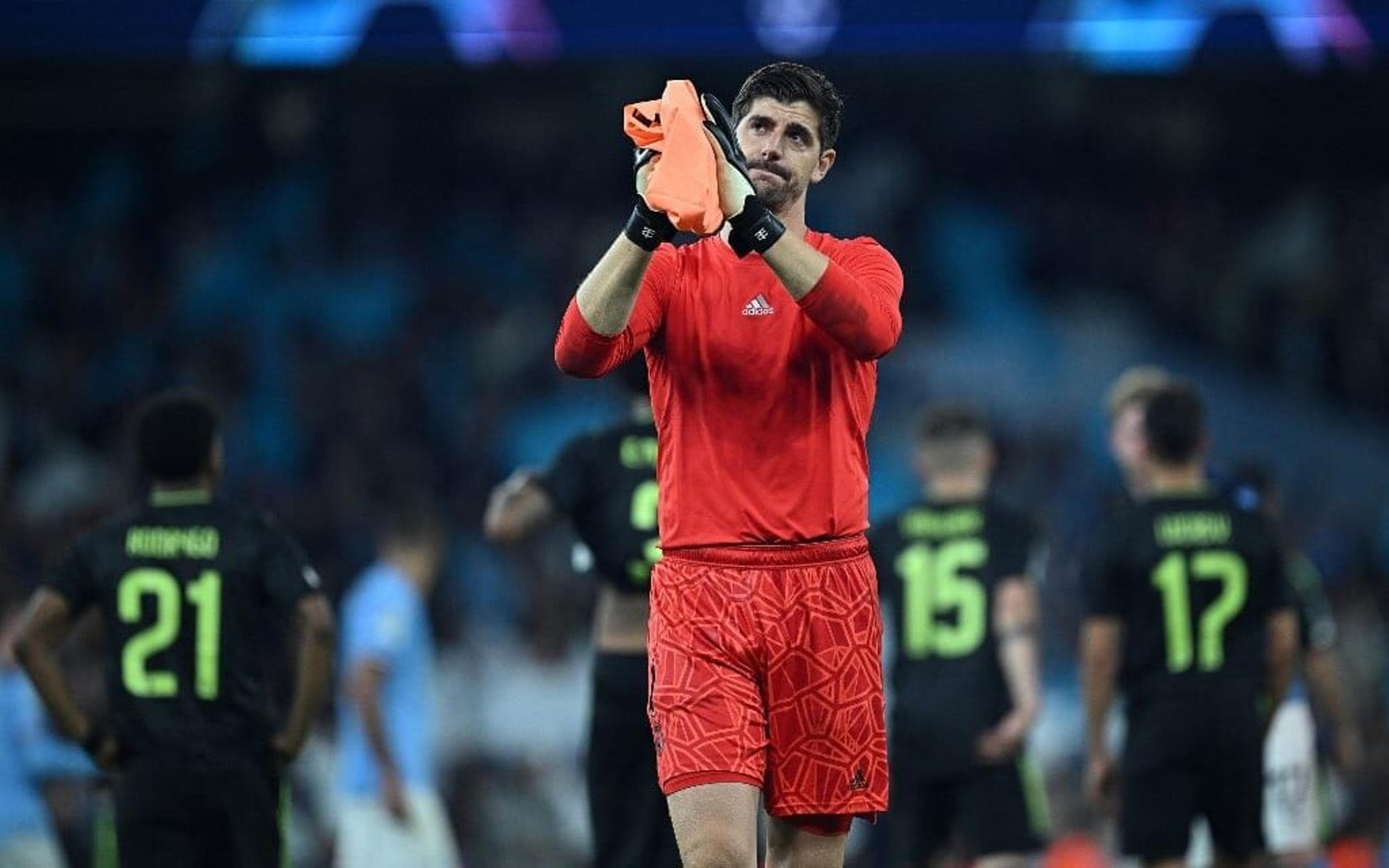 Courtois disputou duelo pela Champions com lesão no tríceps, diz jornal