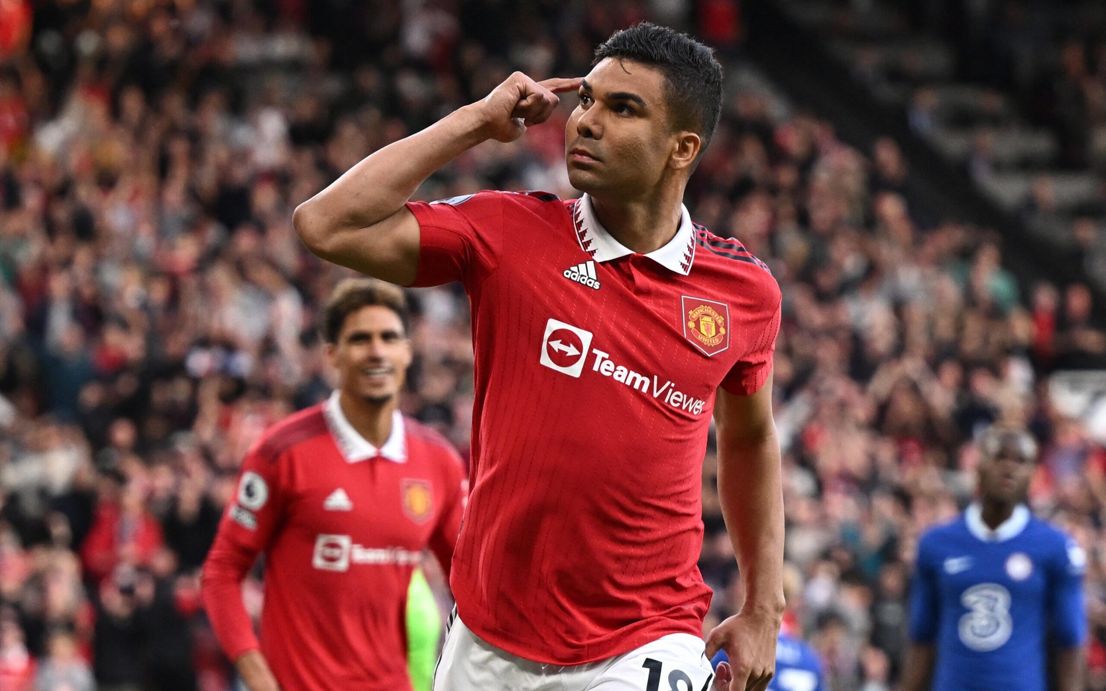 Premier League: Casemiro brilha, Manchester United goleia Chelsea e garante vaga na Champions