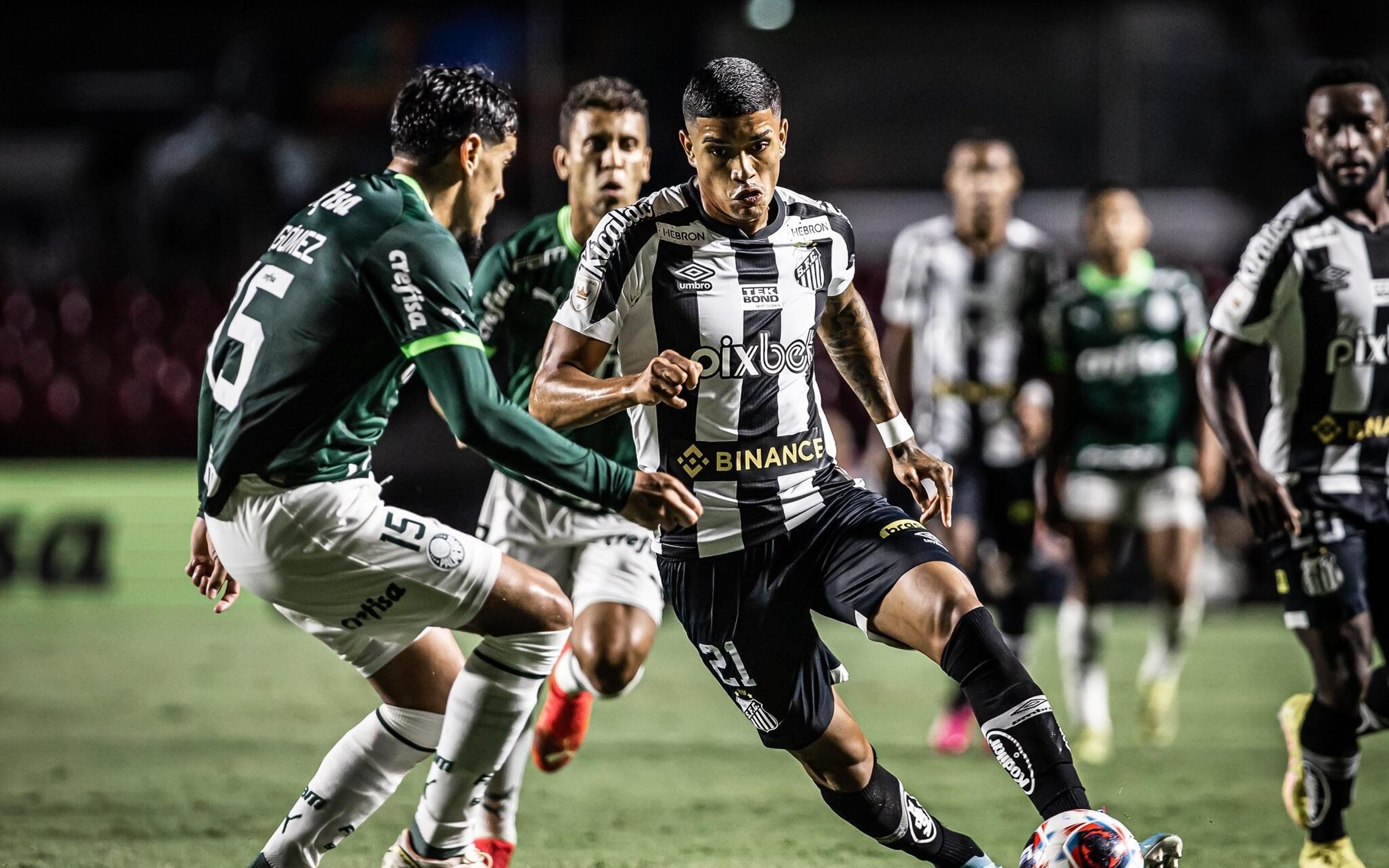 Veja quem narra Santos x Palmeiras e onde assistir ao clássico paulista no Brasileirão