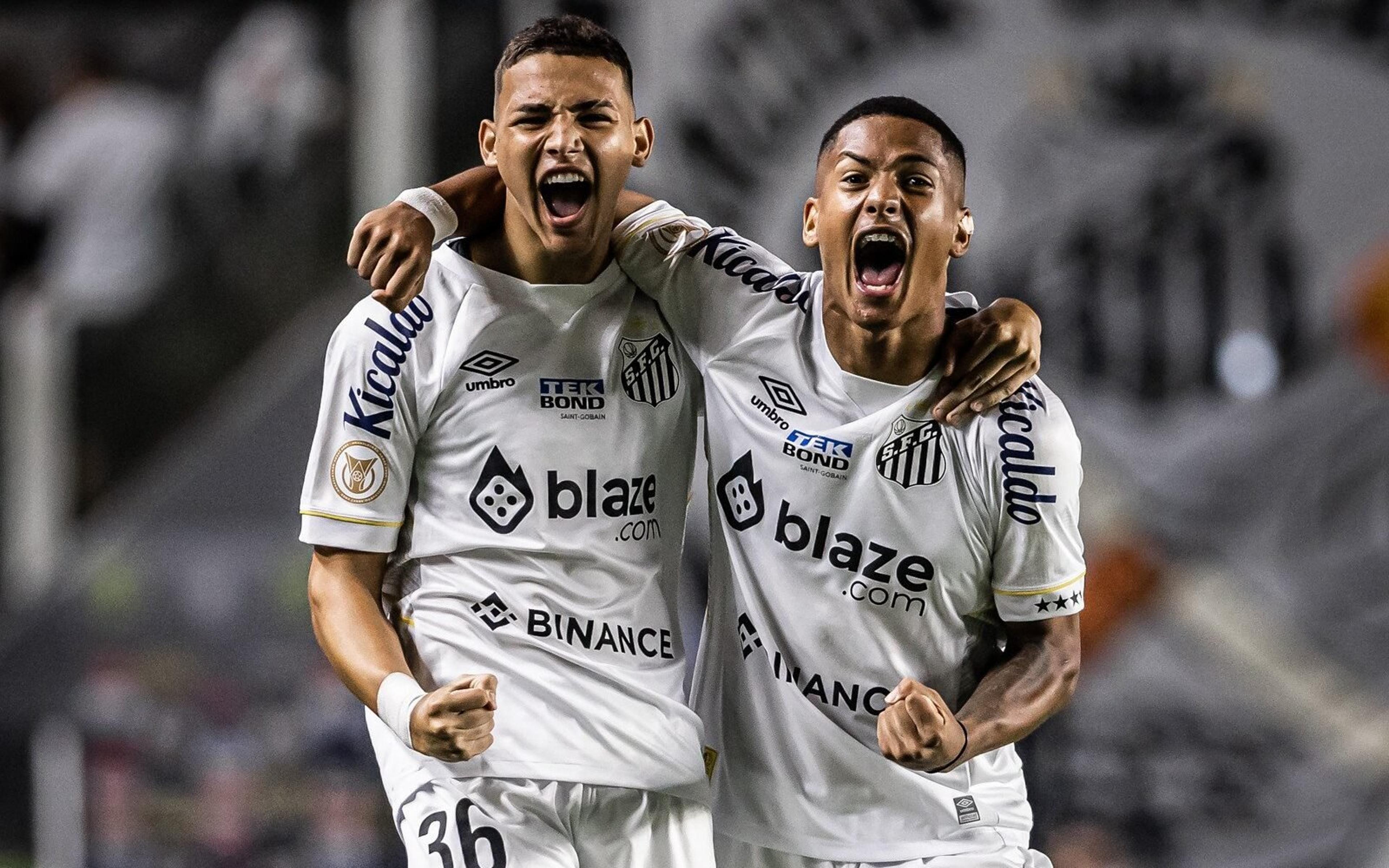 Meninos da Vila são responsáveis por mais da metade dos gols do Santos na temporada; veja levantamento