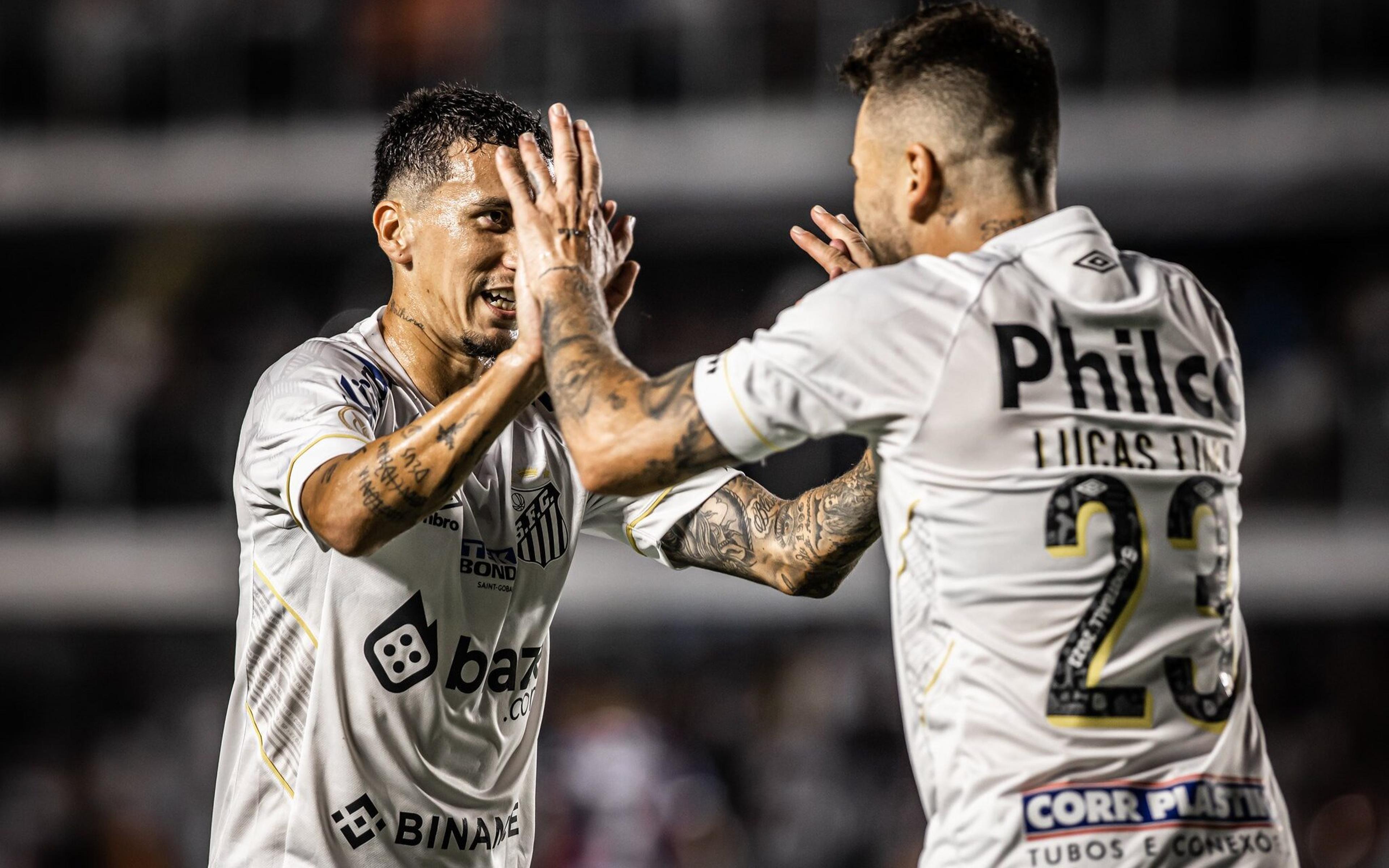 Escalação do Santos: Lucas Lima e Dodi retornam, mas atacantes serão desfalques contra o Bragantino