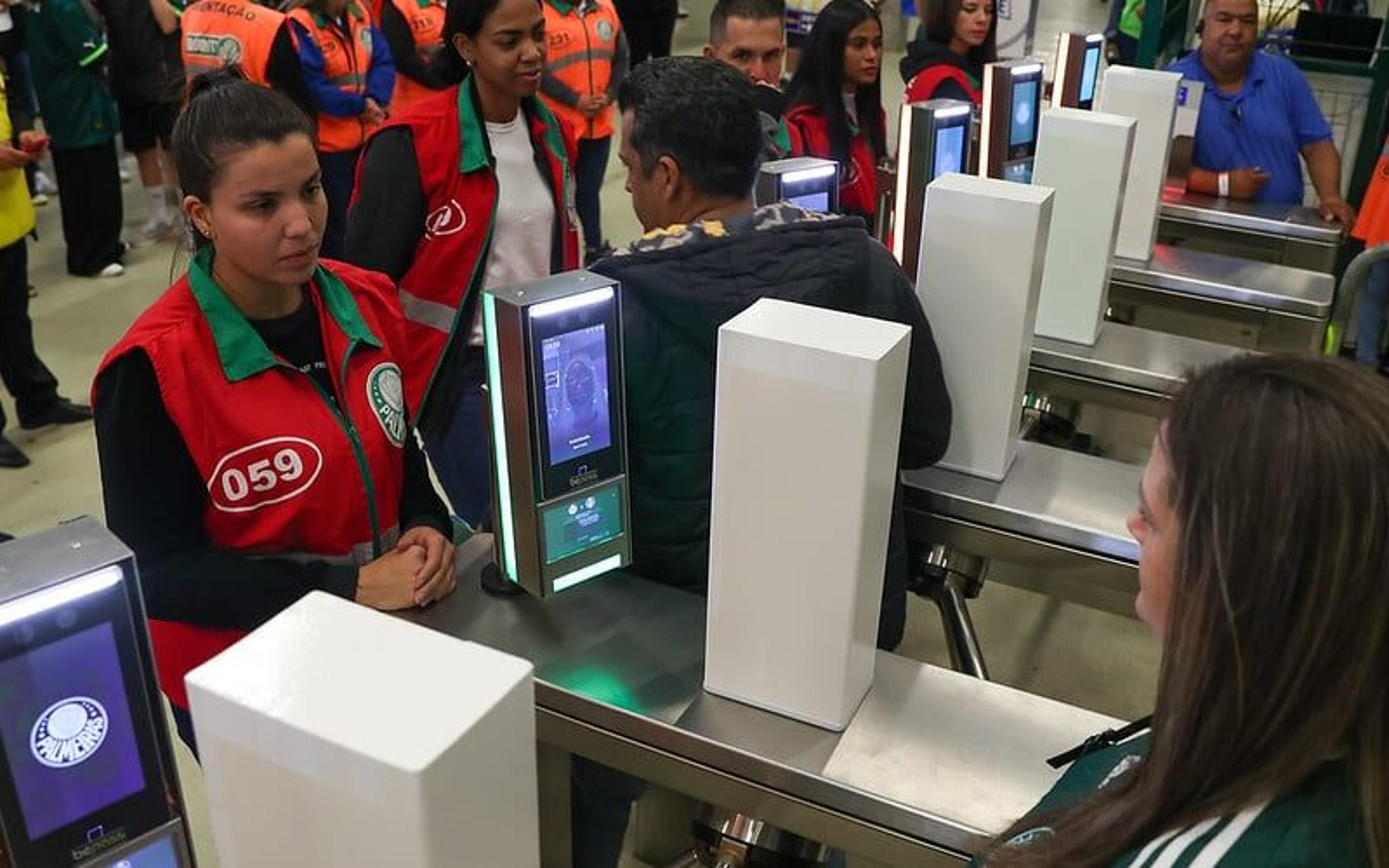 Palmeiras implementa sistema de reconhecimento facial com sucesso em 100% dos acessos ao Allianz Parque